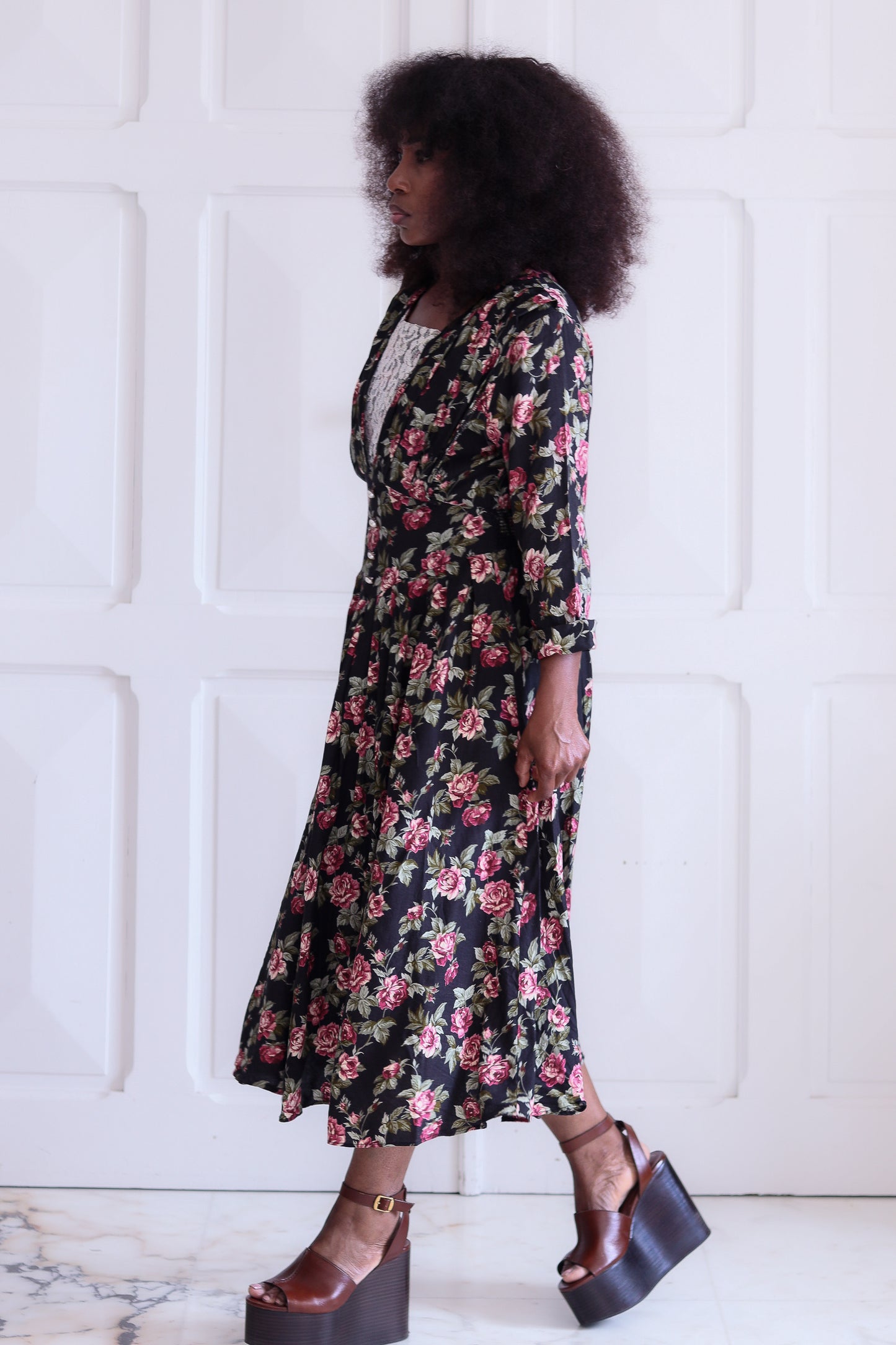 Dawn Joy robe à motifs floral