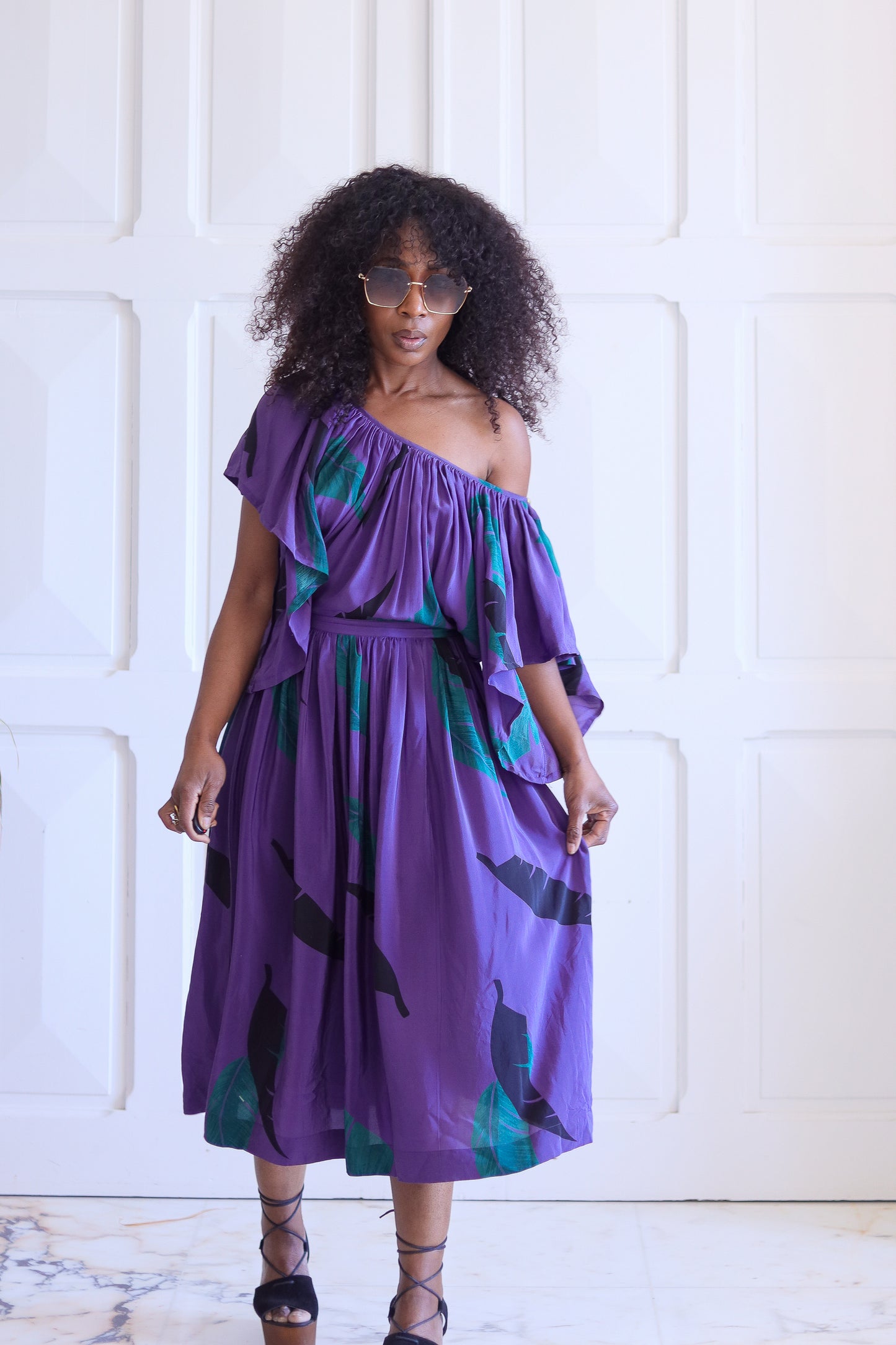 Fenn Wright & Manson robe en soie