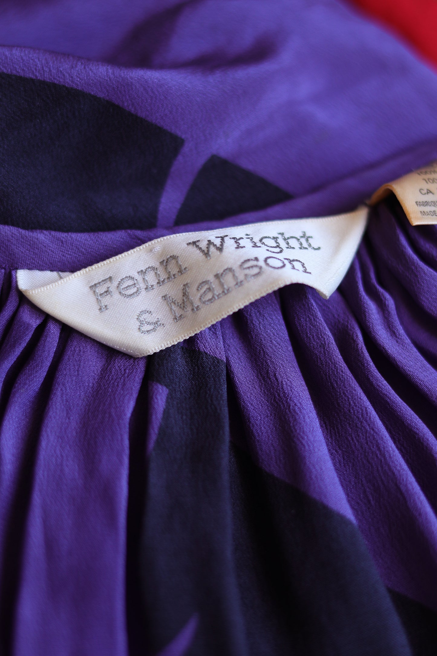 Fenn Wright & Manson robe en soie