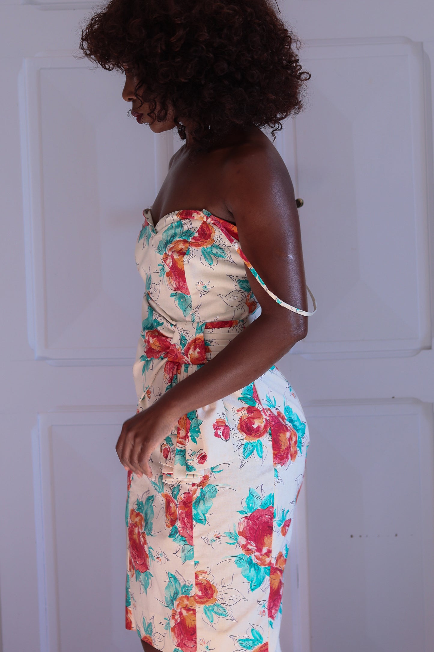 Laura Ashley robe à motifs