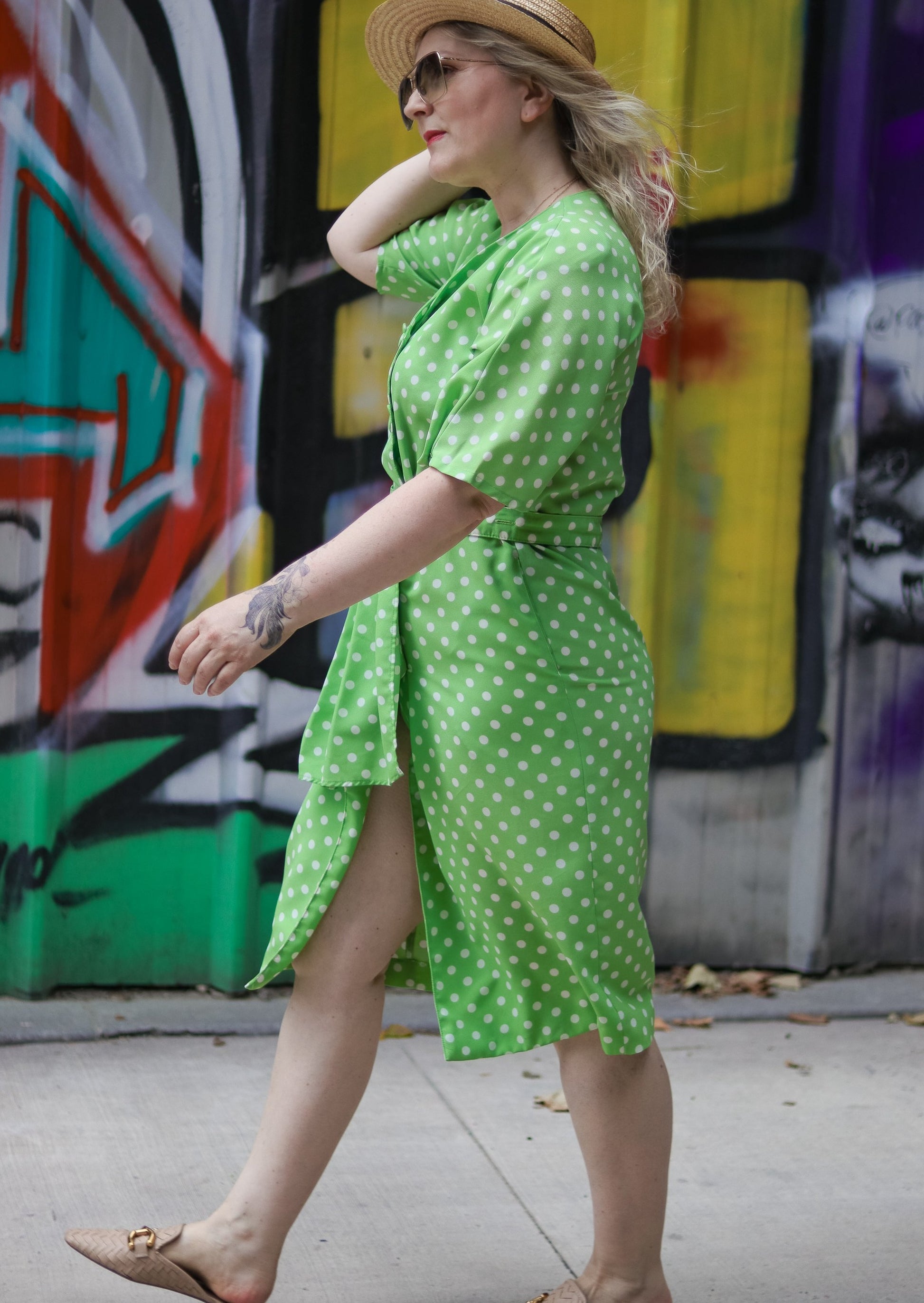 RODIER robe vintage à pois – imodi - Main Image