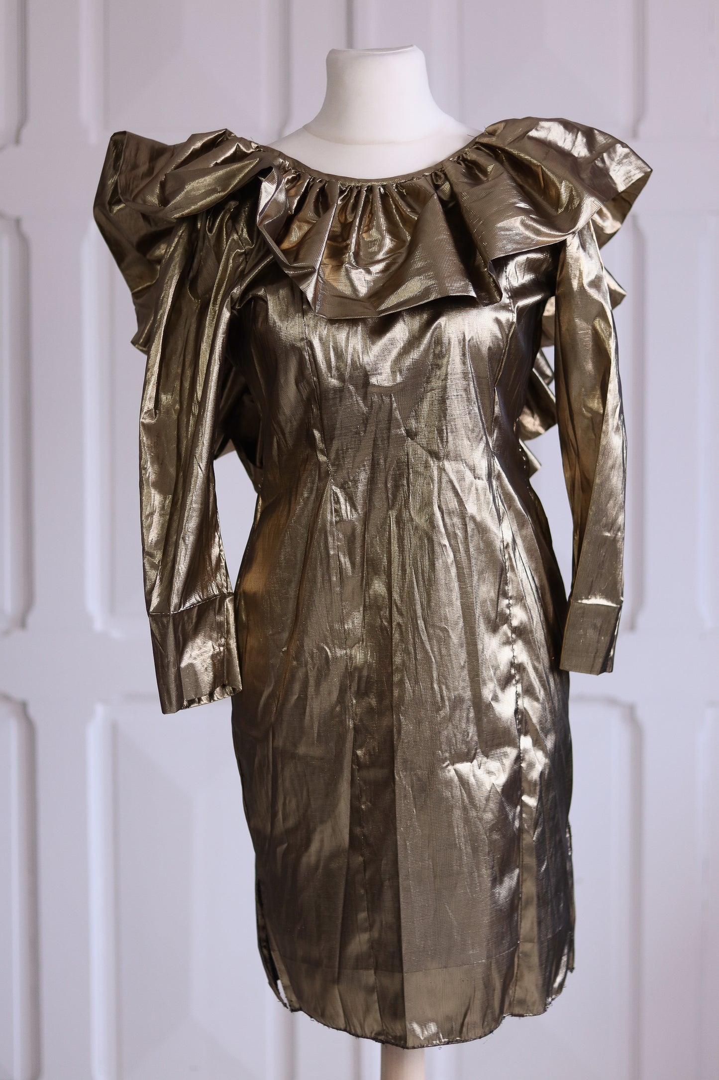 Fait main robe cocktail 1980