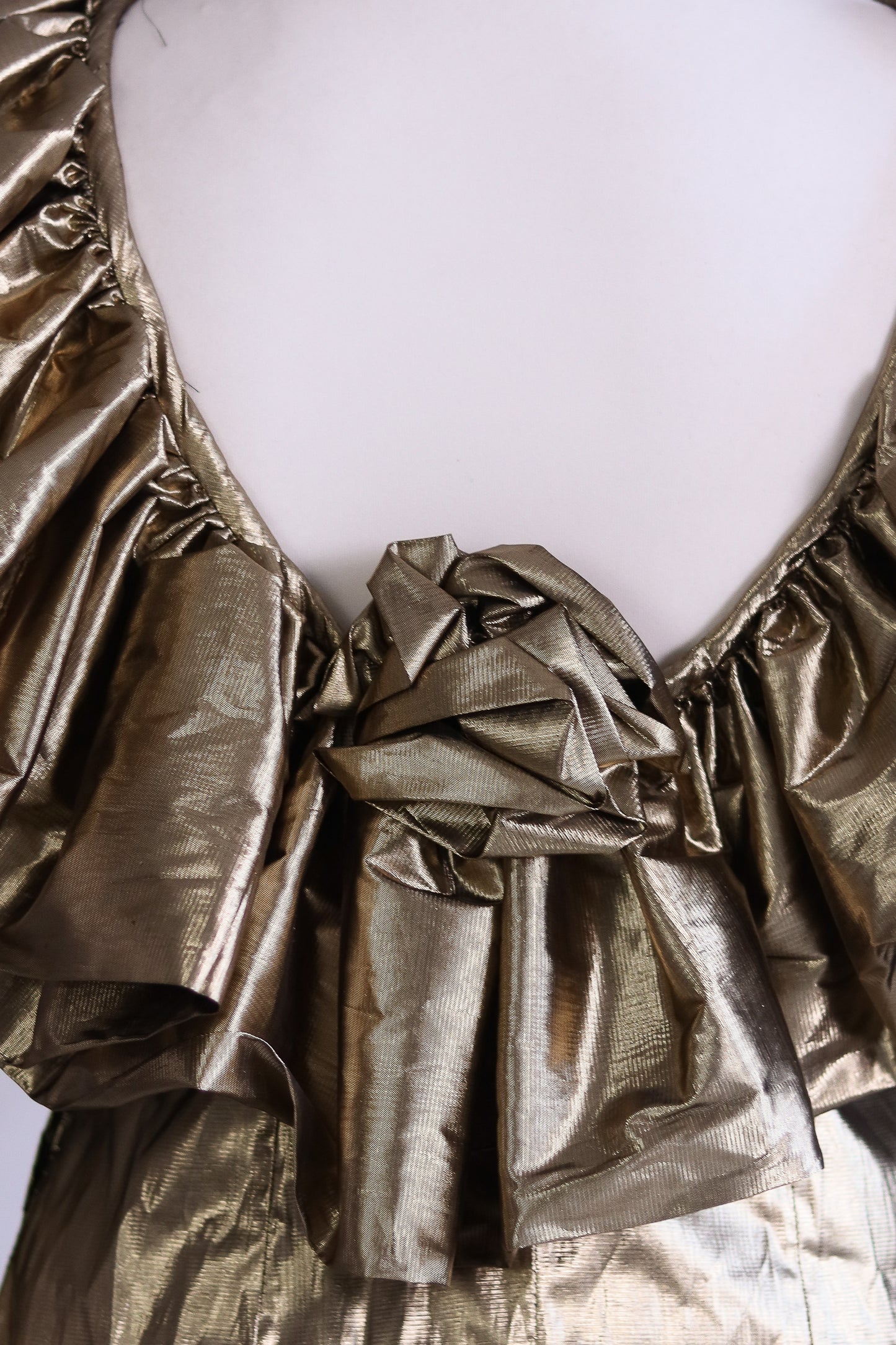 Fait main robe cocktail 1980