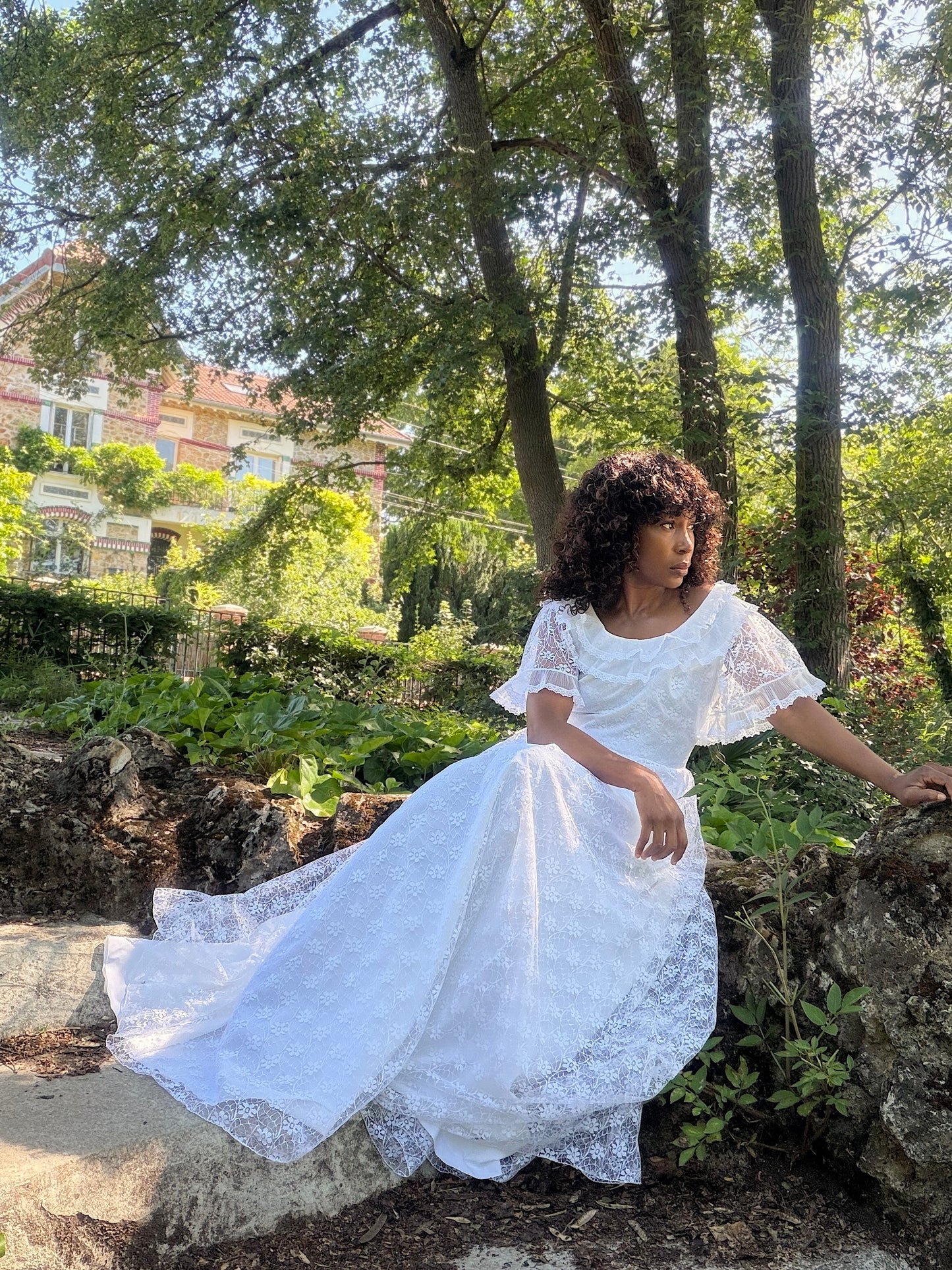 Esprit bohème fait main robe de mariée
