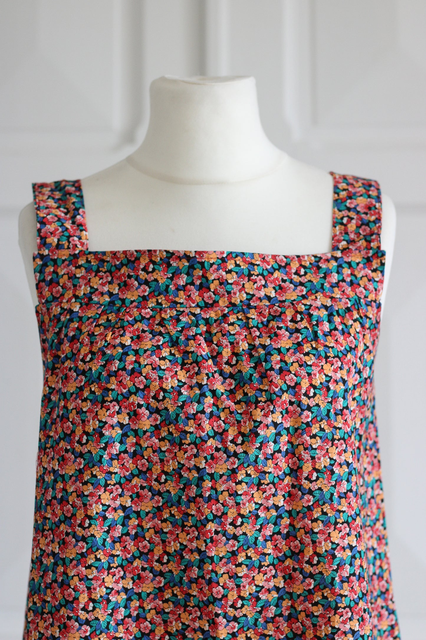 Fait main robe à motifs floraux