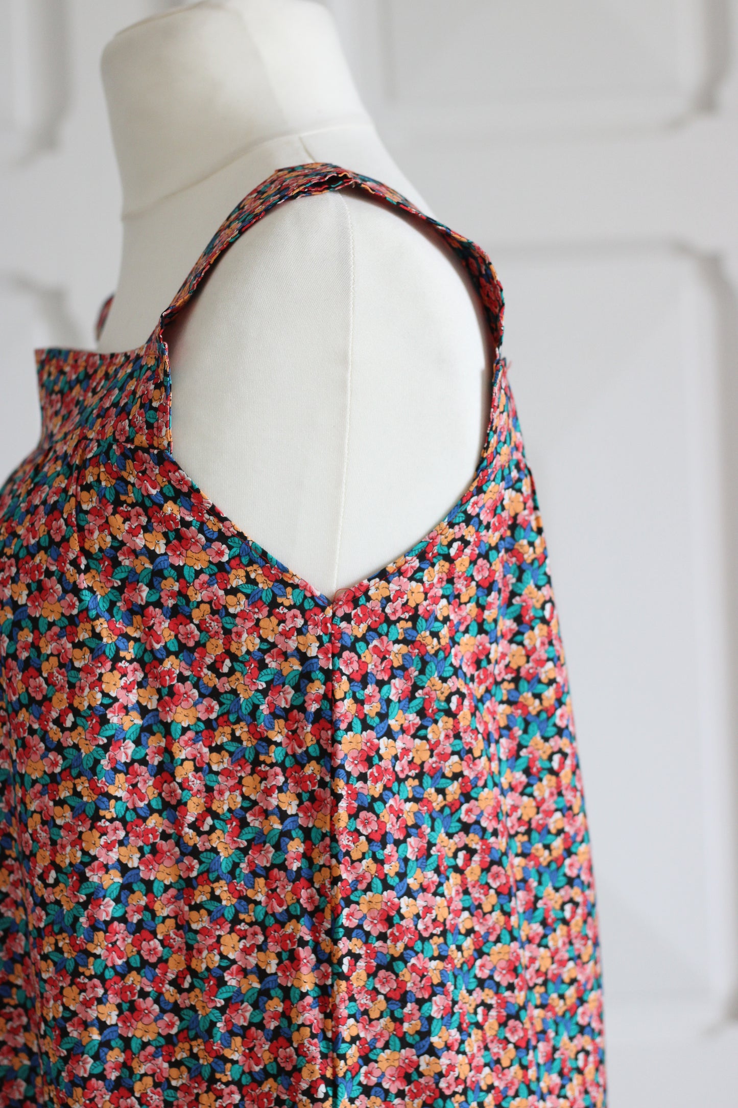 Fait main robe à motifs floraux