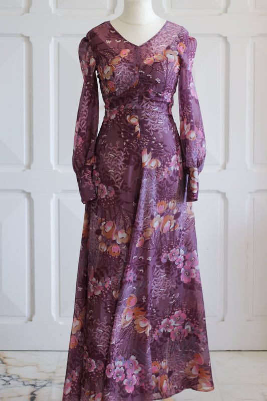 Fait main robe manches bouffantes