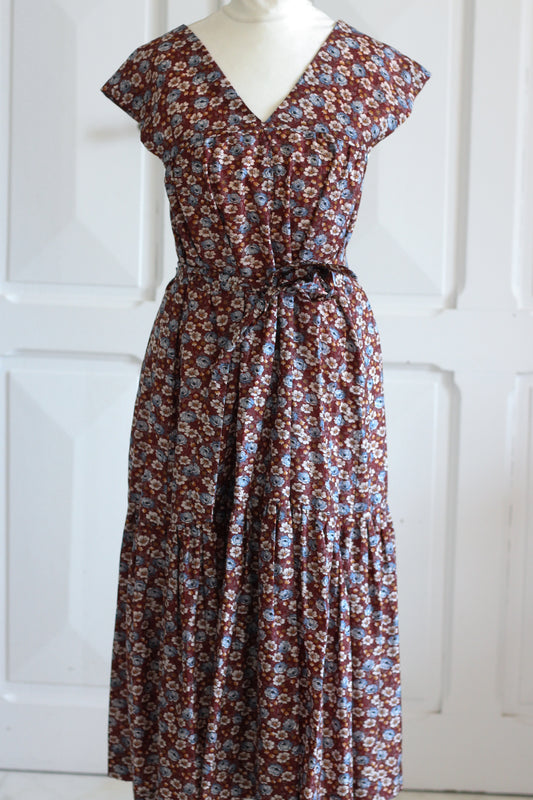 Fait main robe imprimée