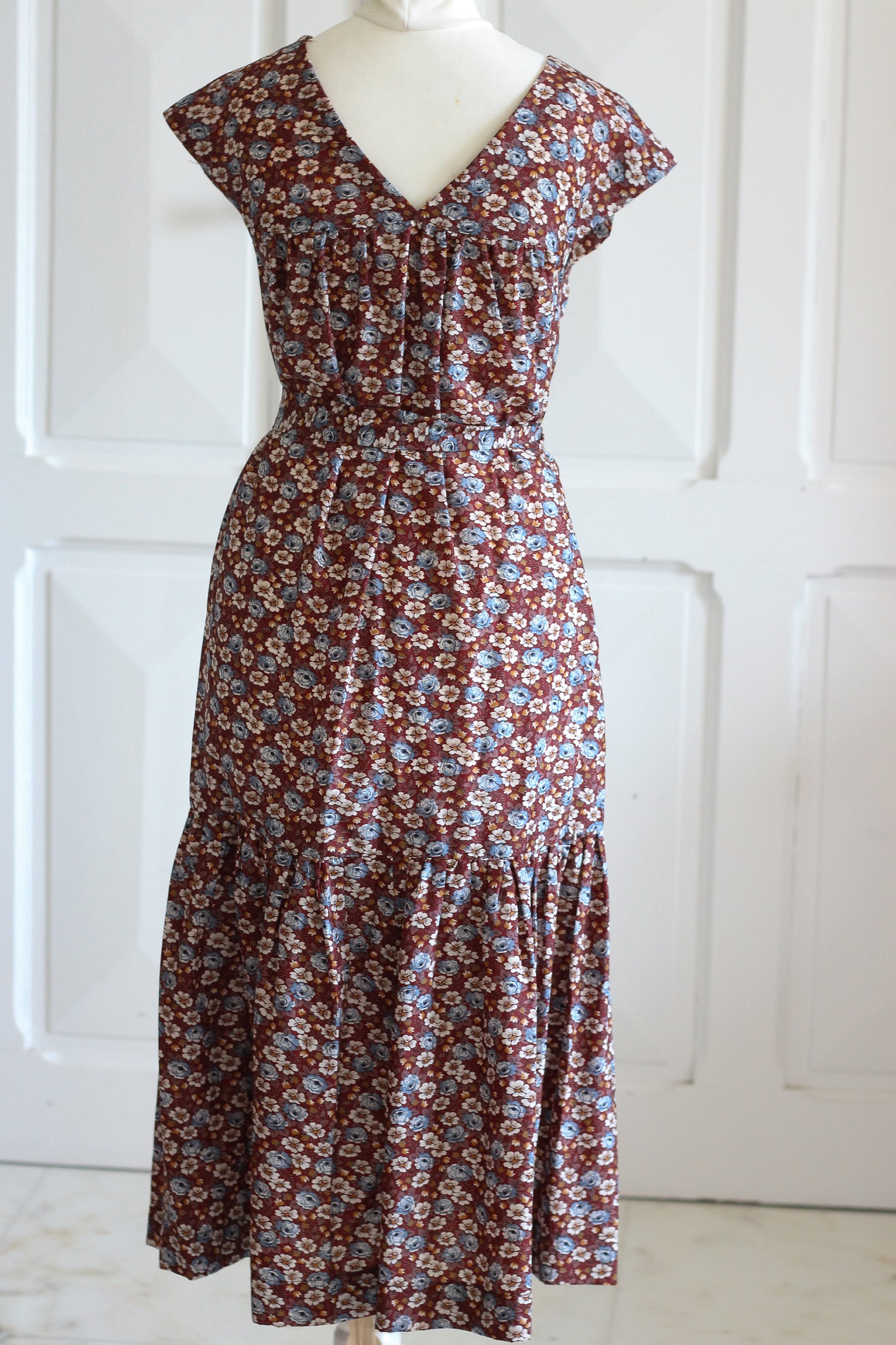 Fait main robe imprimée