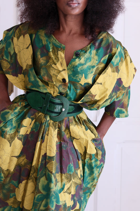 Robe à motifs vintage