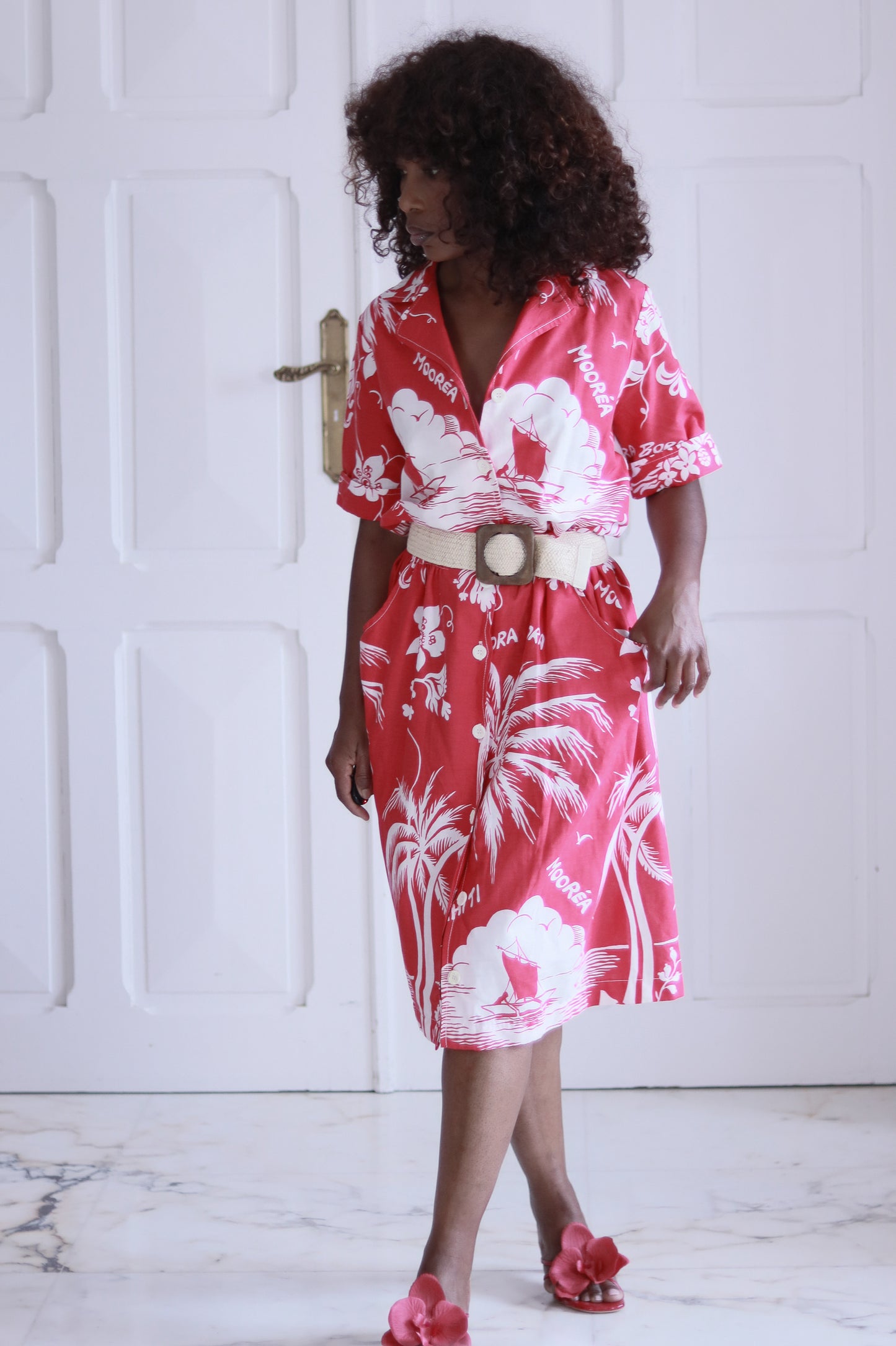 Robe vintage hawaïenne