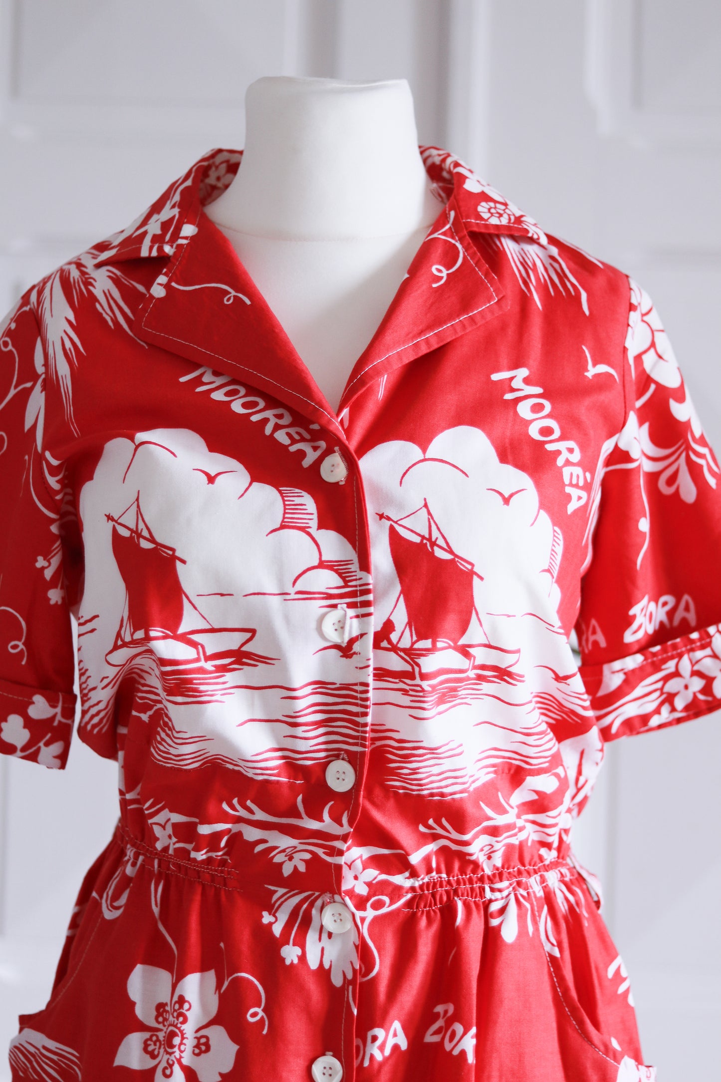 Robe vintage hawaïenne