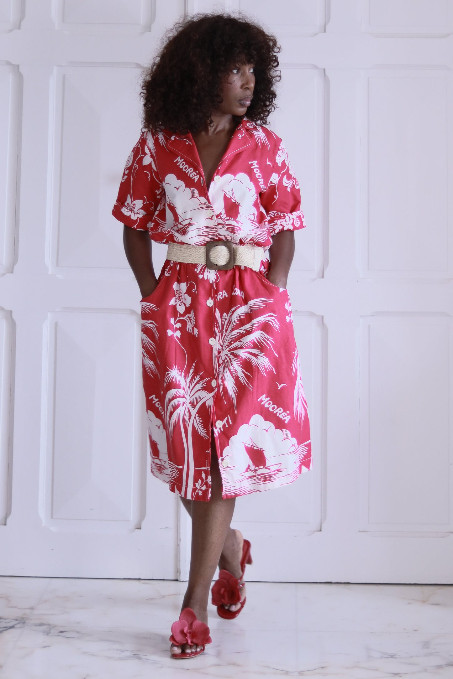 Robe vintage hawaïenne