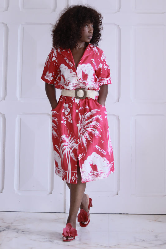Robe vintage hawaïenne