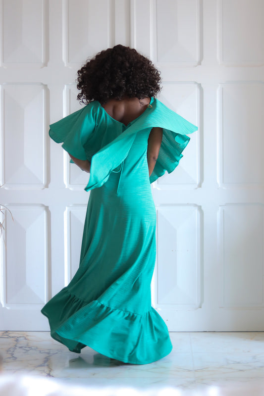 Longue robe vintage 1970