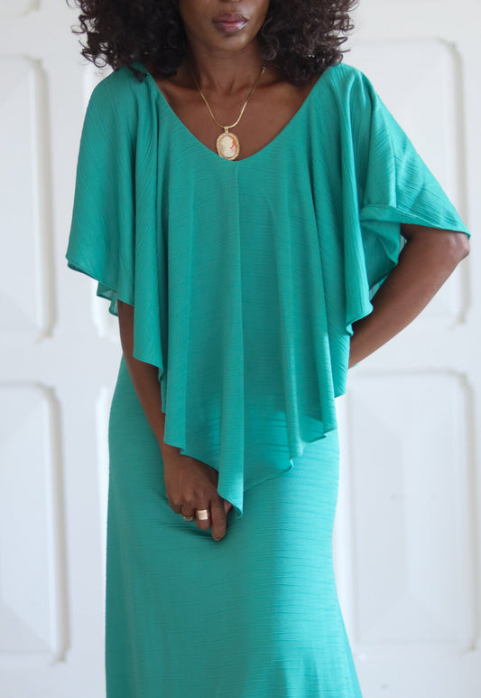 Longue robe vintage 1970