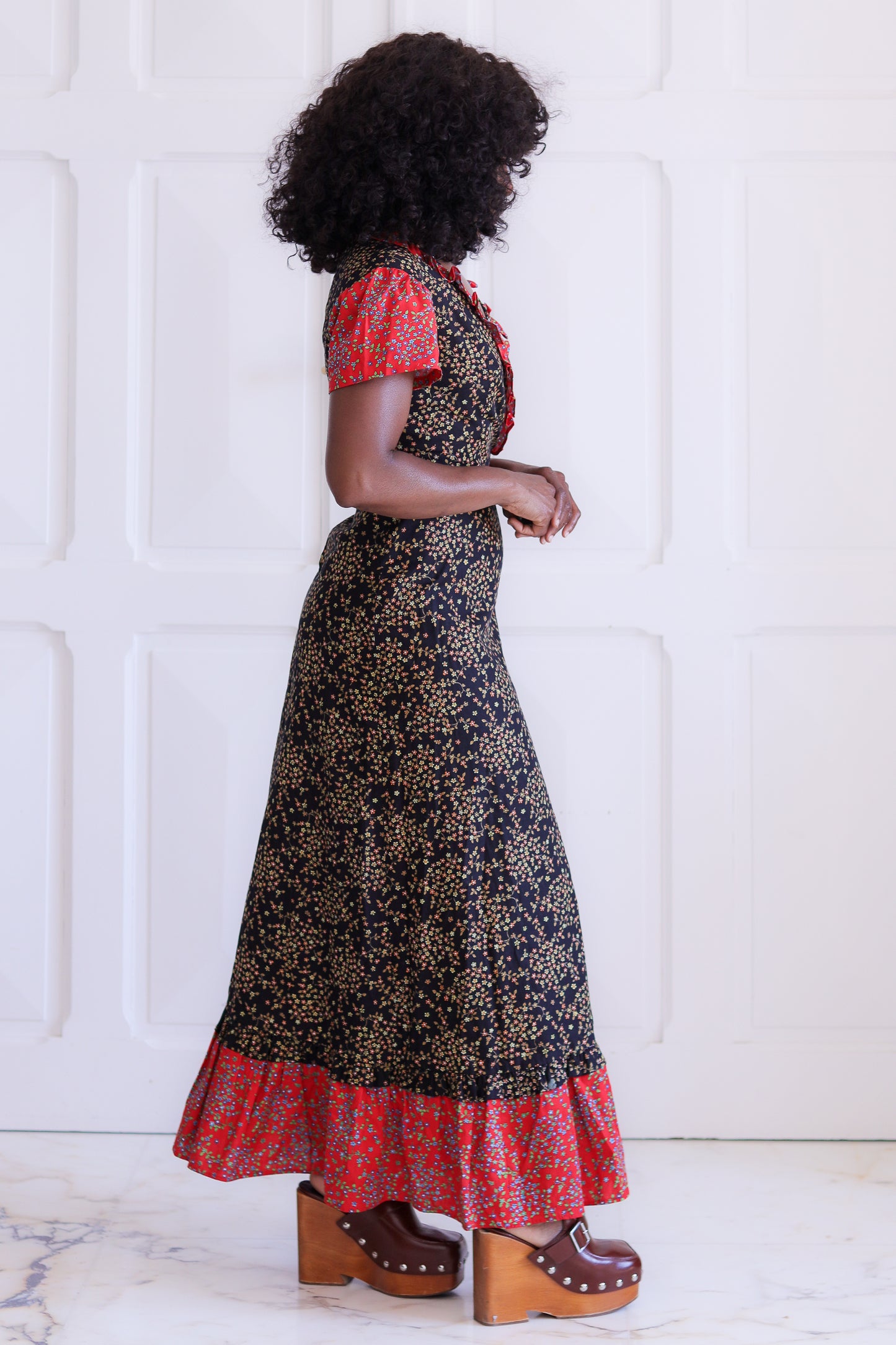 Longue robe romantique bohème