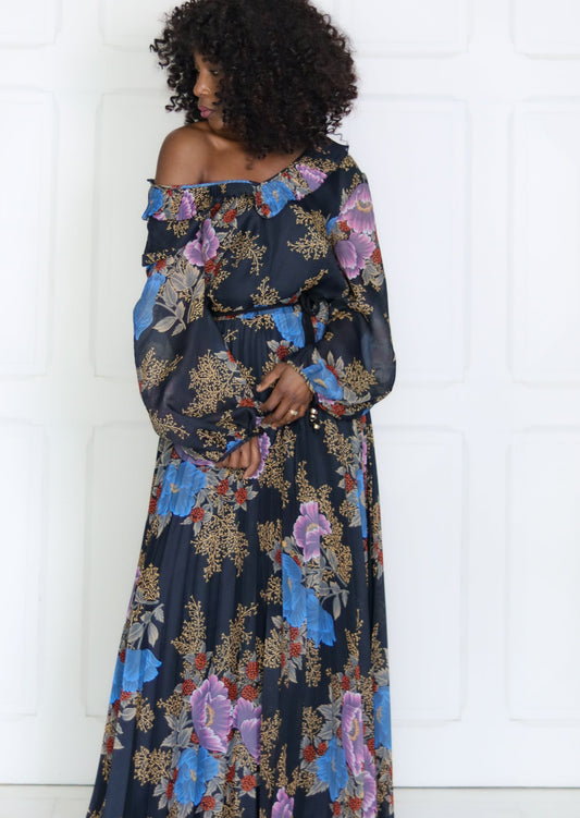 Robe longue vintage 1970