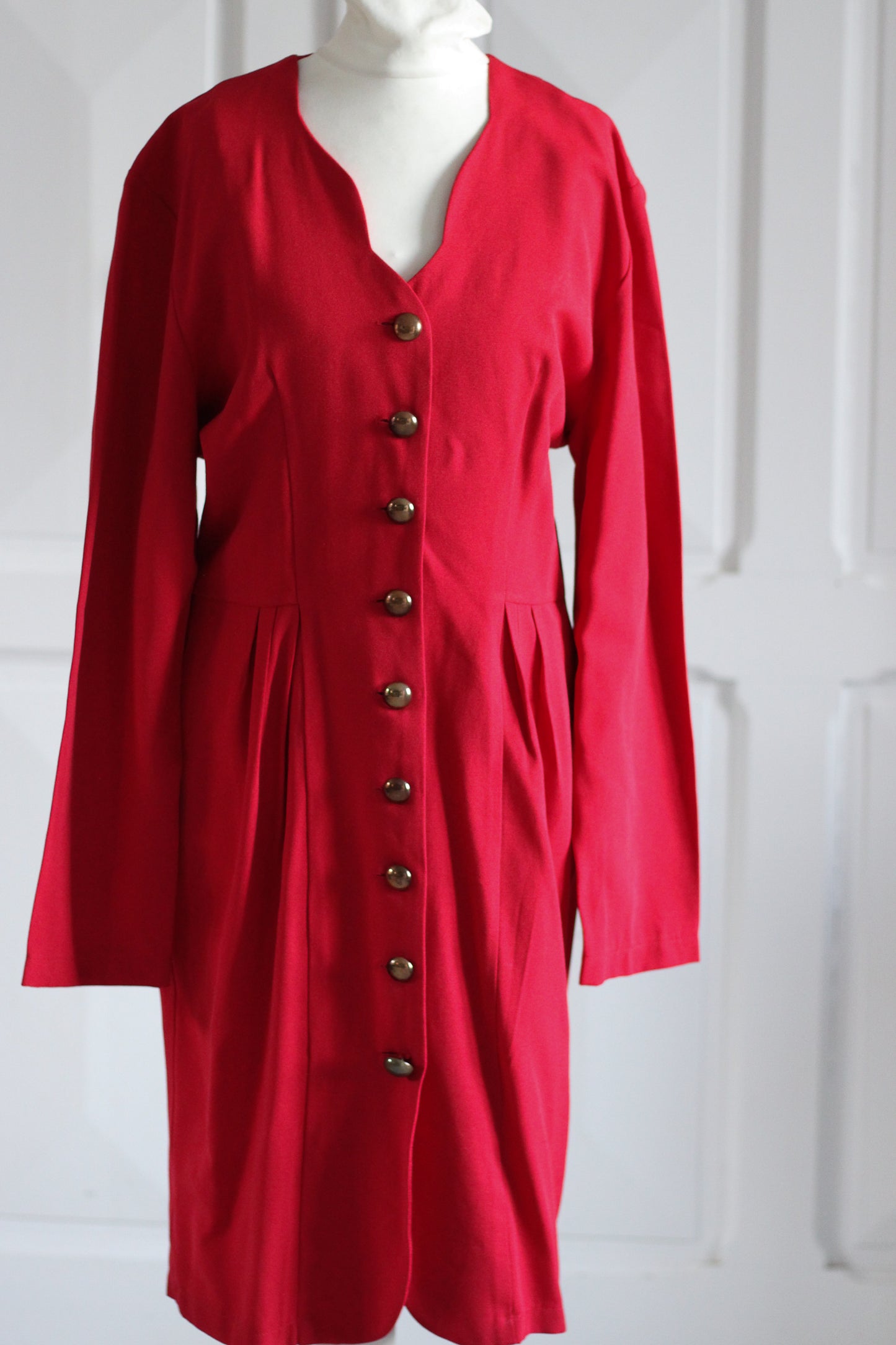 Robe rouge années 80