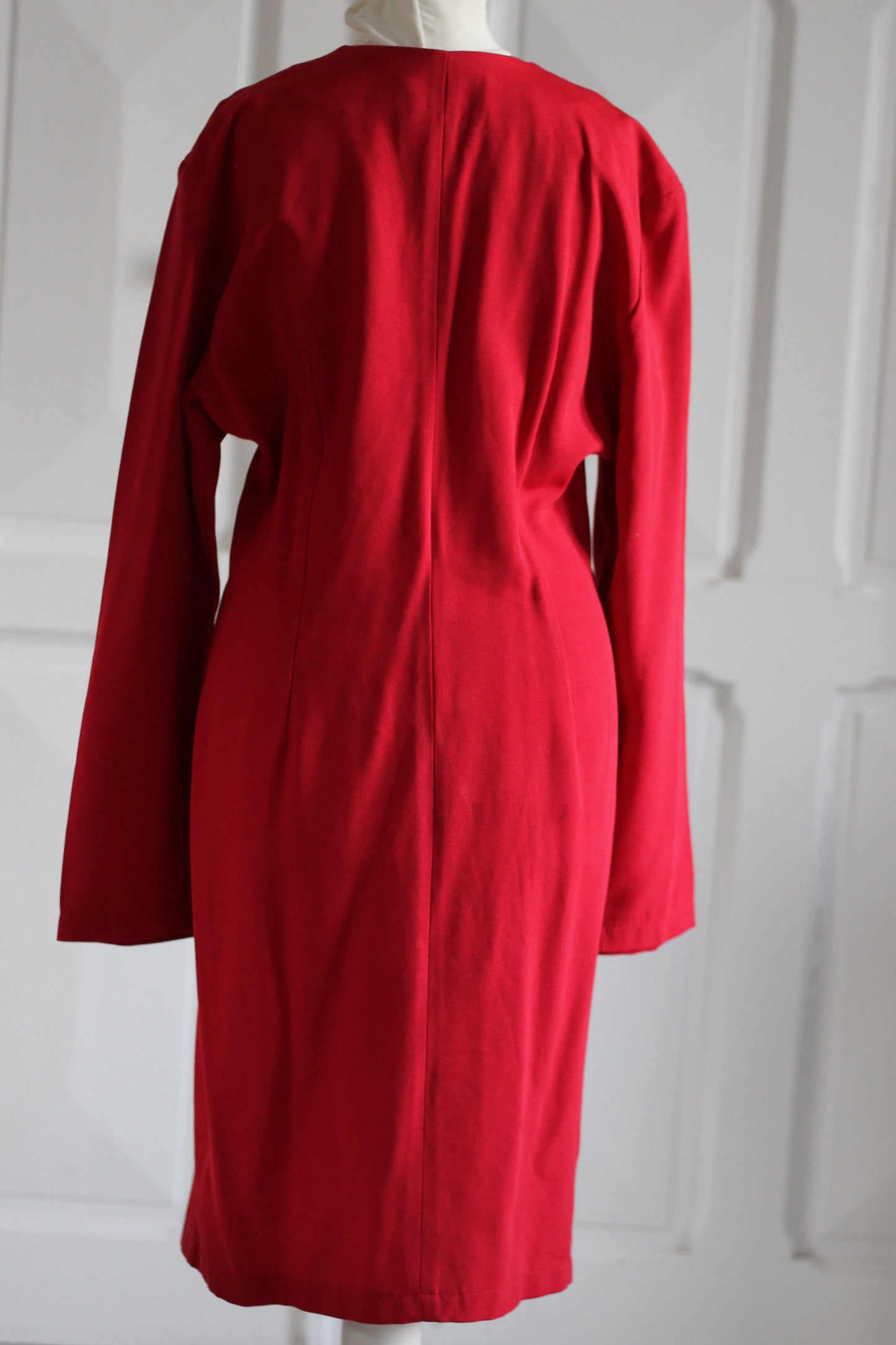 Robe rouge années 80