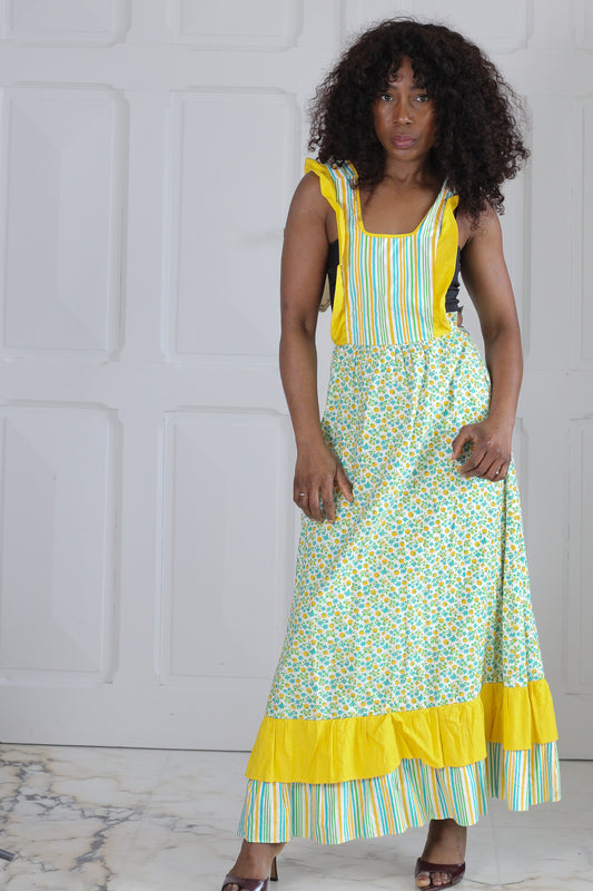 PRINTEMPS robe années 60 à motifs floraux