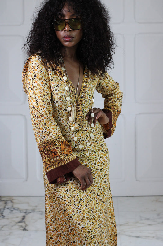 Robe longue traditionnelle bohème