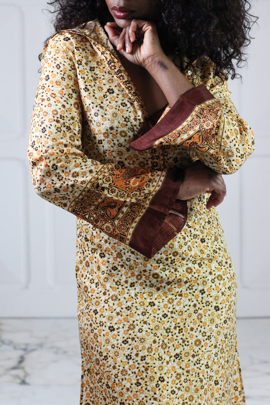 Robe longue traditionnelle bohème