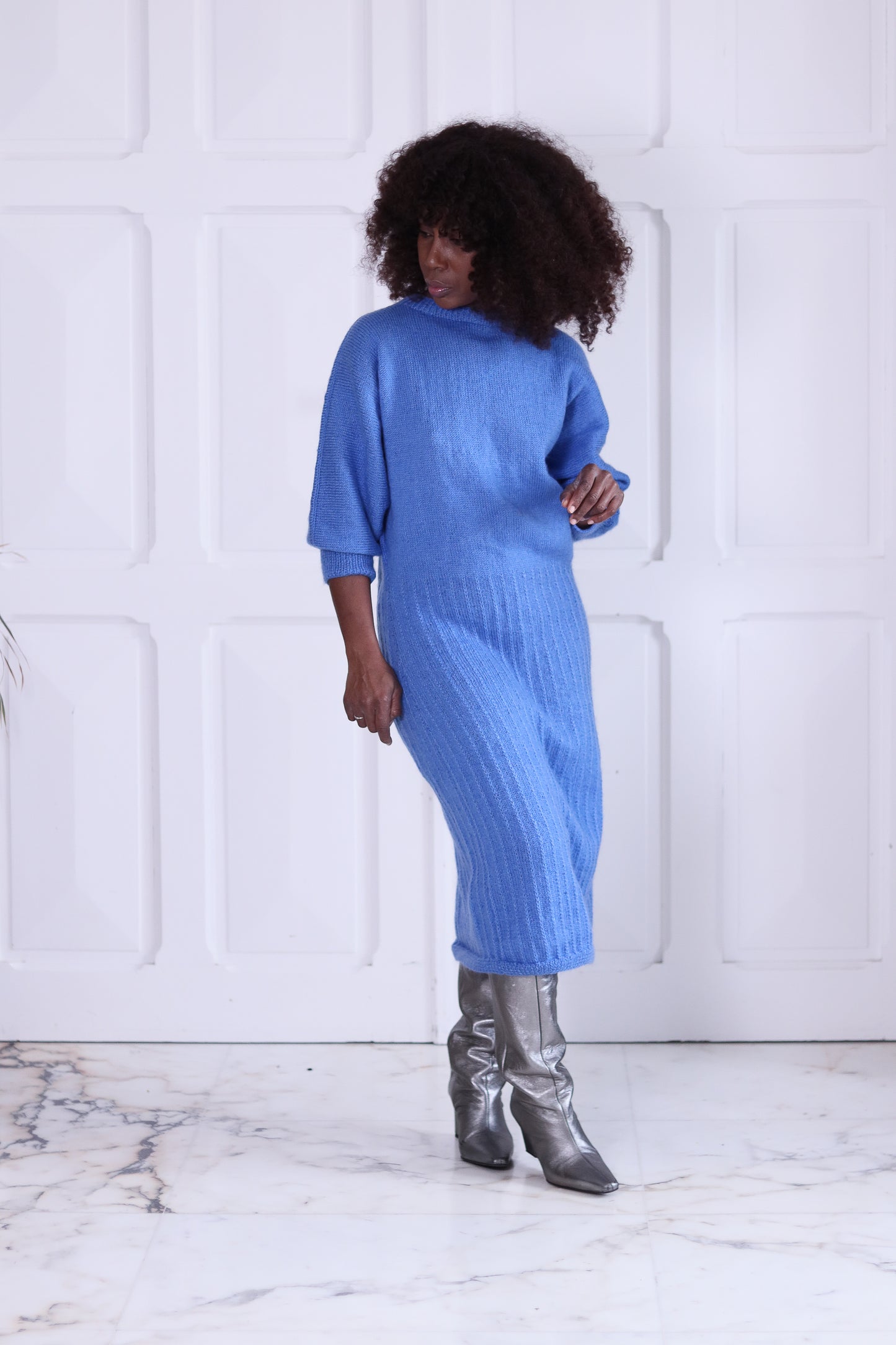 Robe tricot fait main