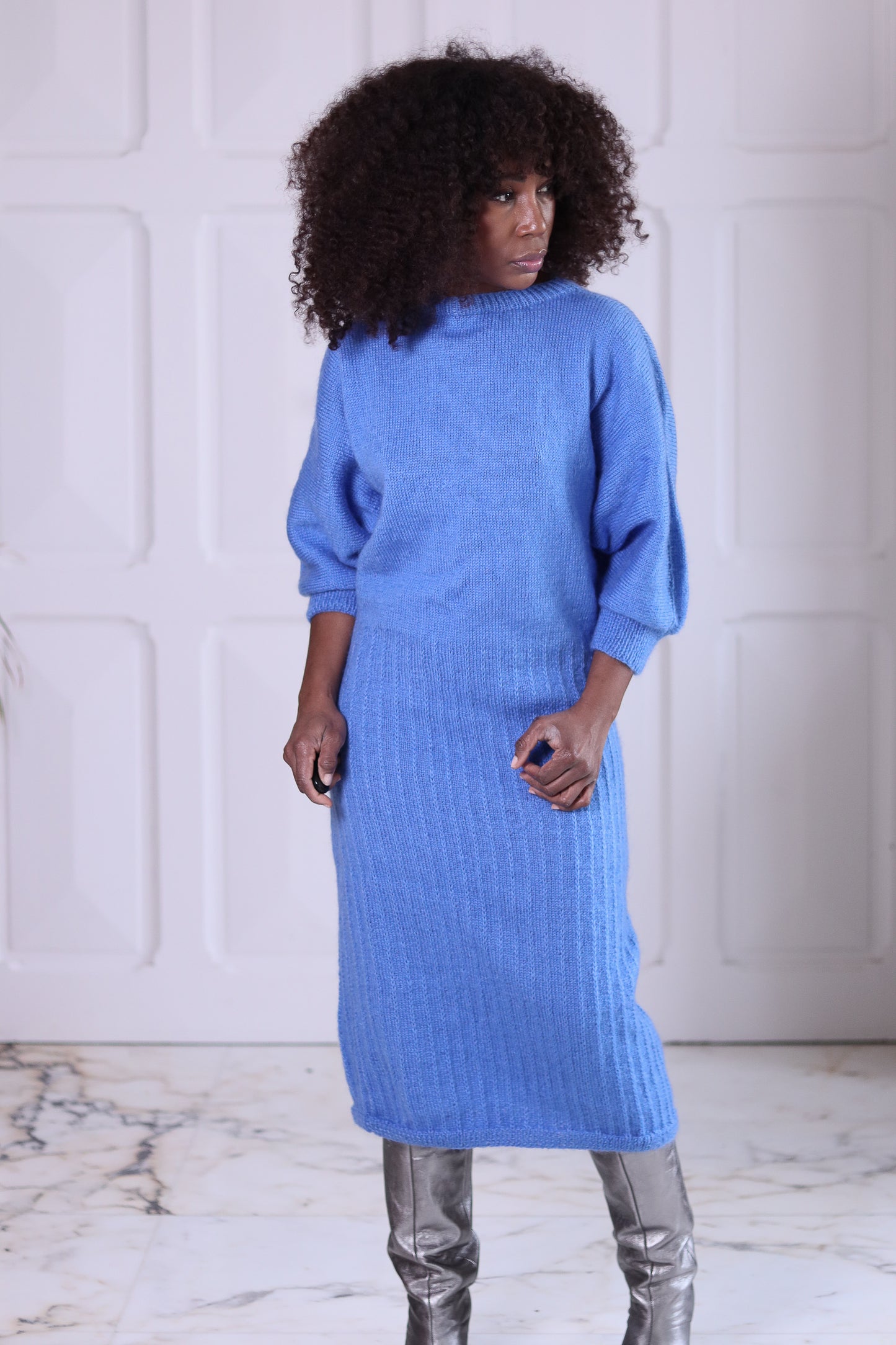 Robe tricot fait main