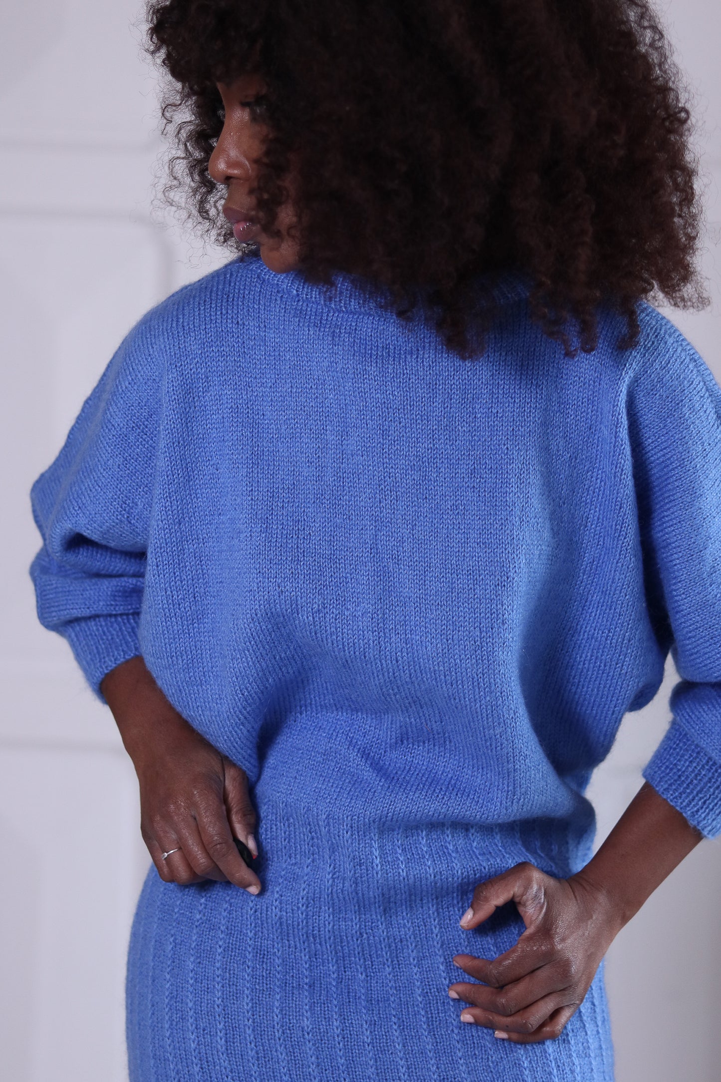 Robe tricot fait main