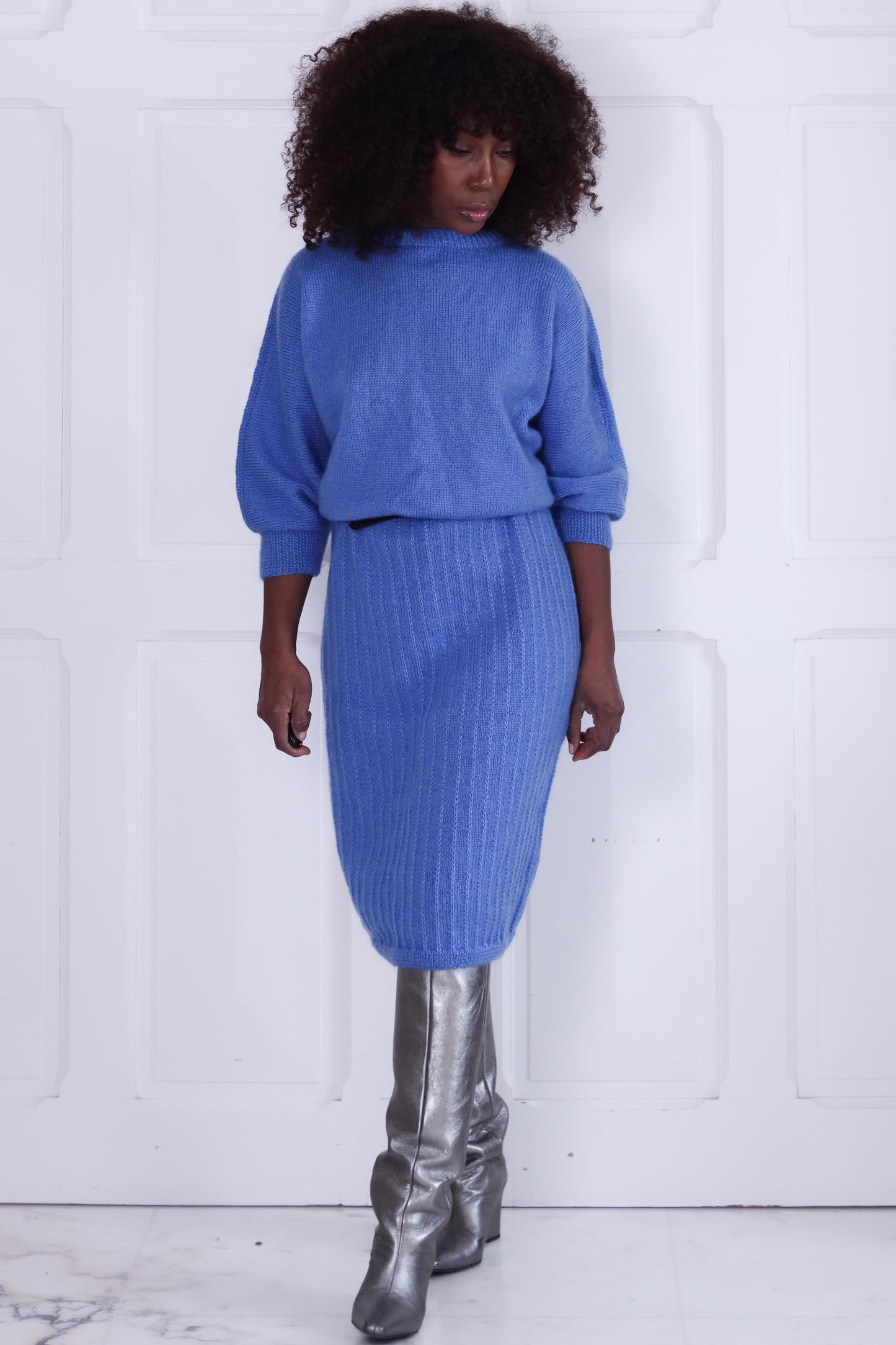 Robe tricot fait main