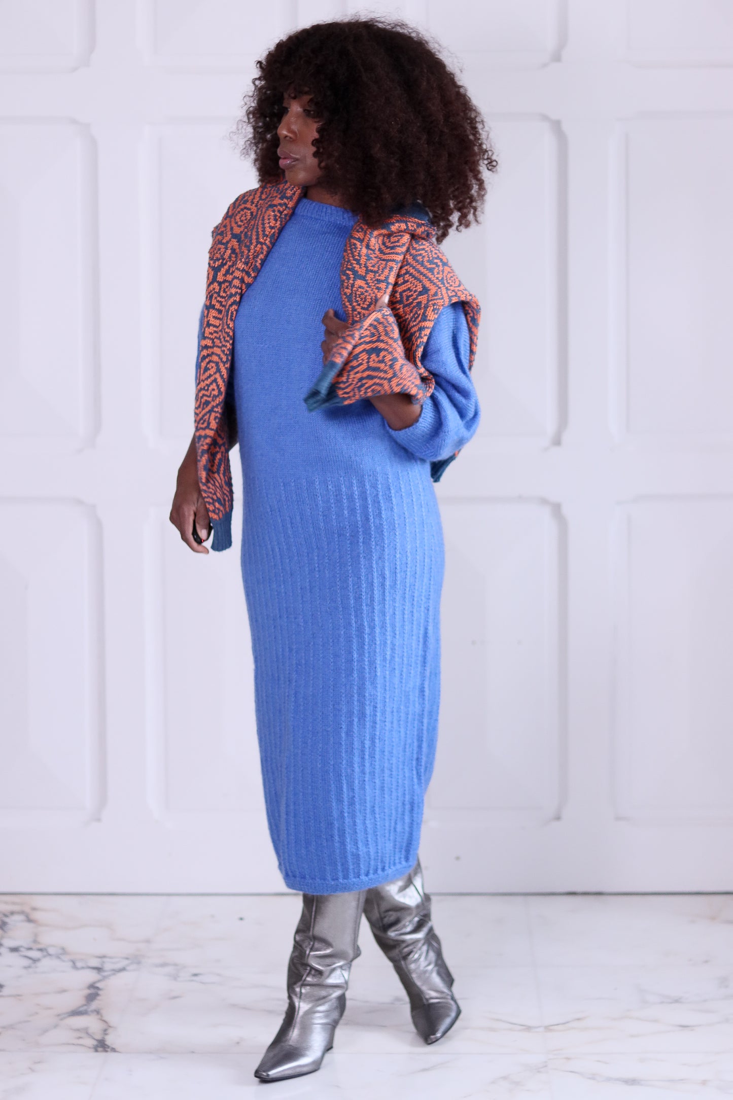 Robe tricot fait main