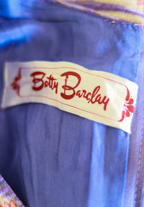 Betty BARCLAY robe fleurie