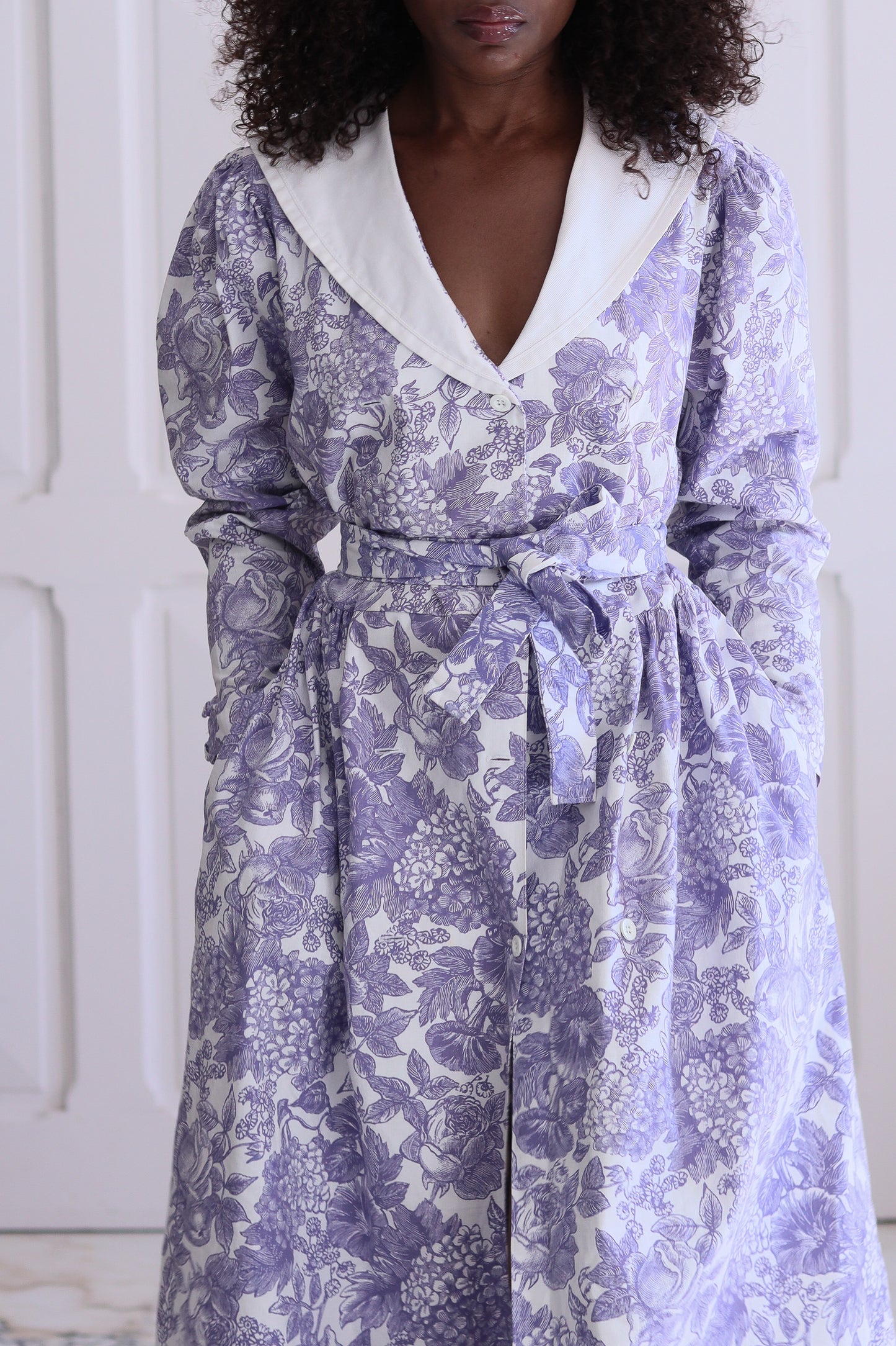 Laura Ashley robe col marin
