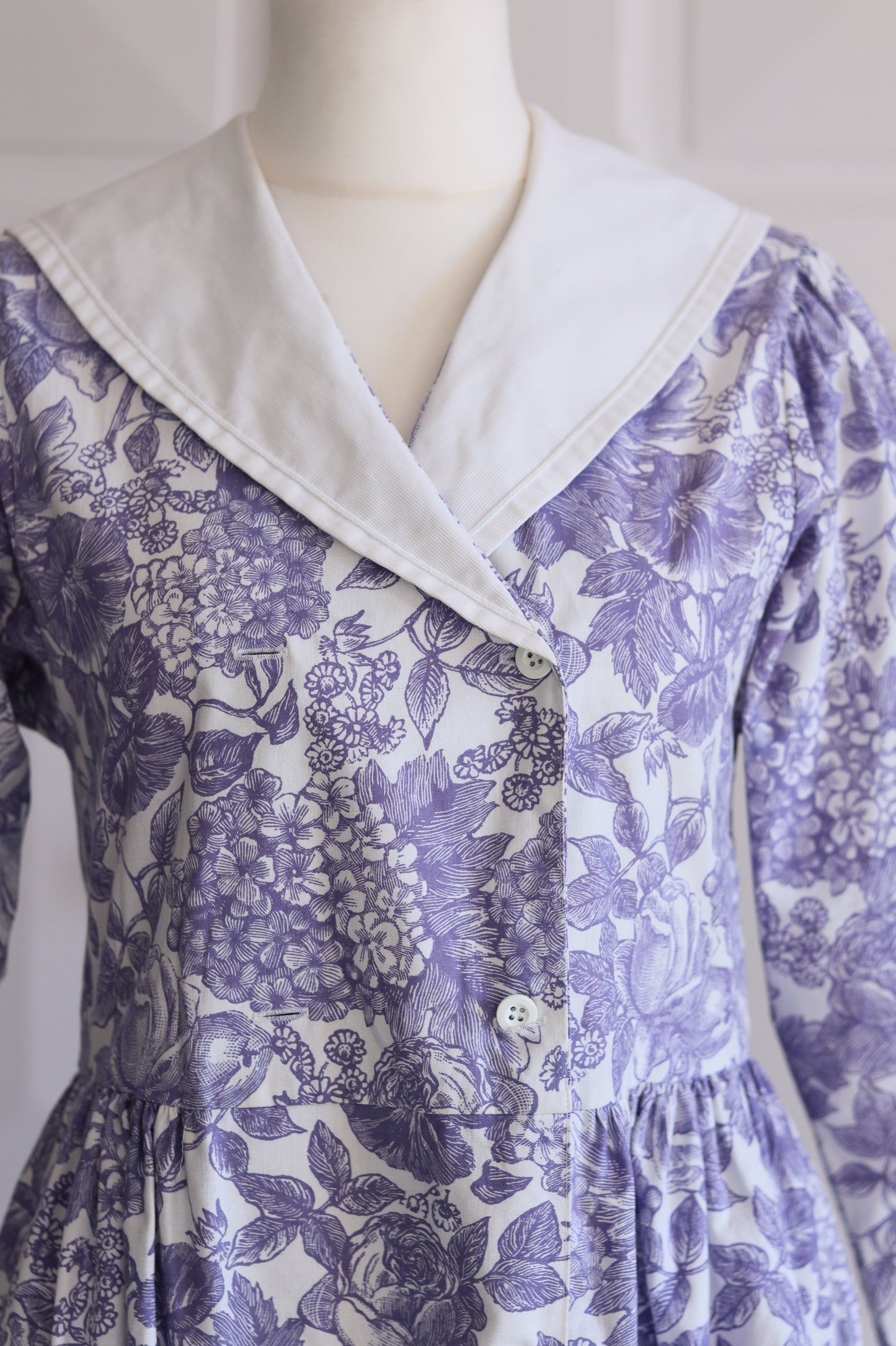 Laura Ashley robe col marin