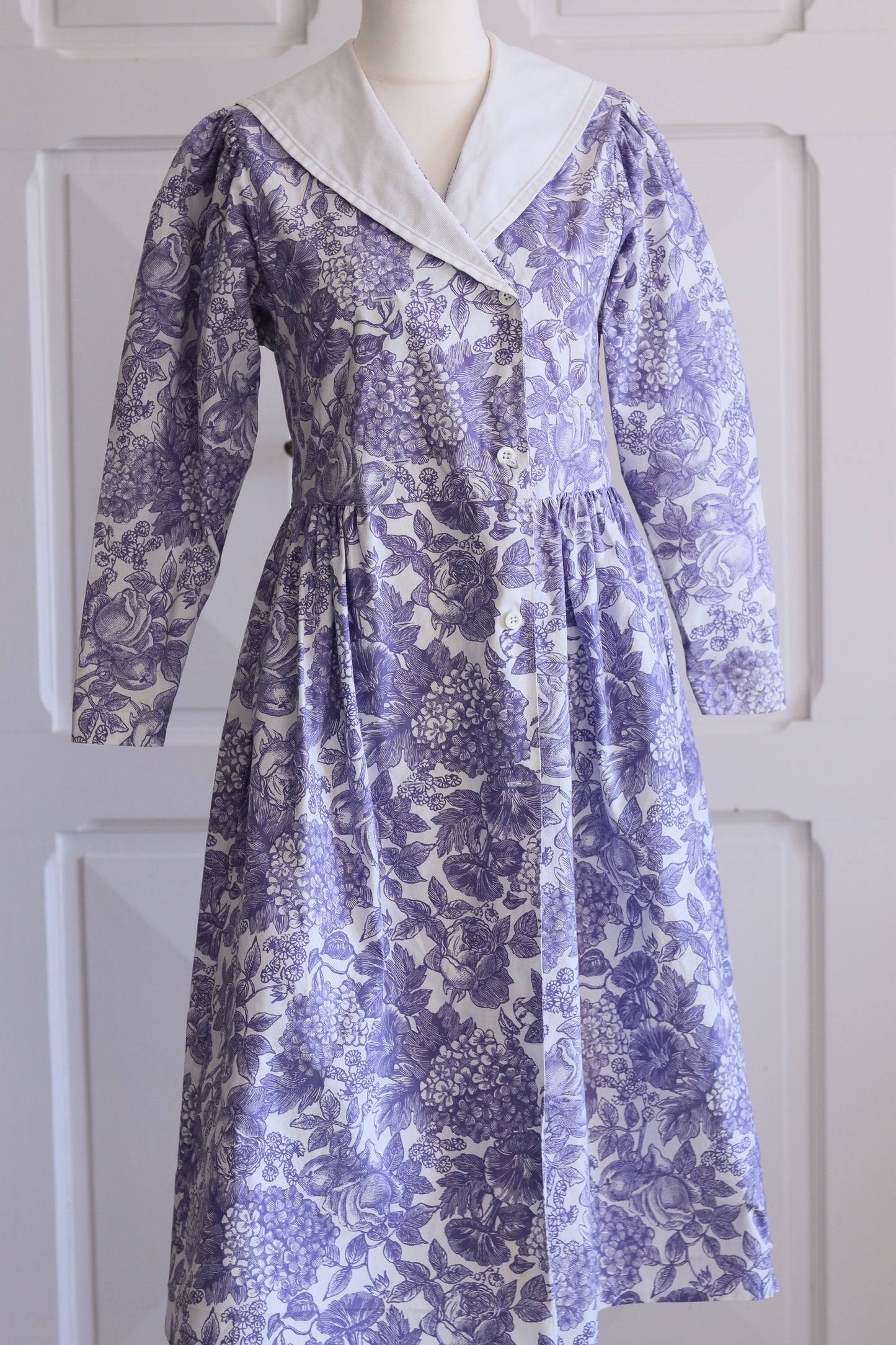 Laura Ashley robe col marin
