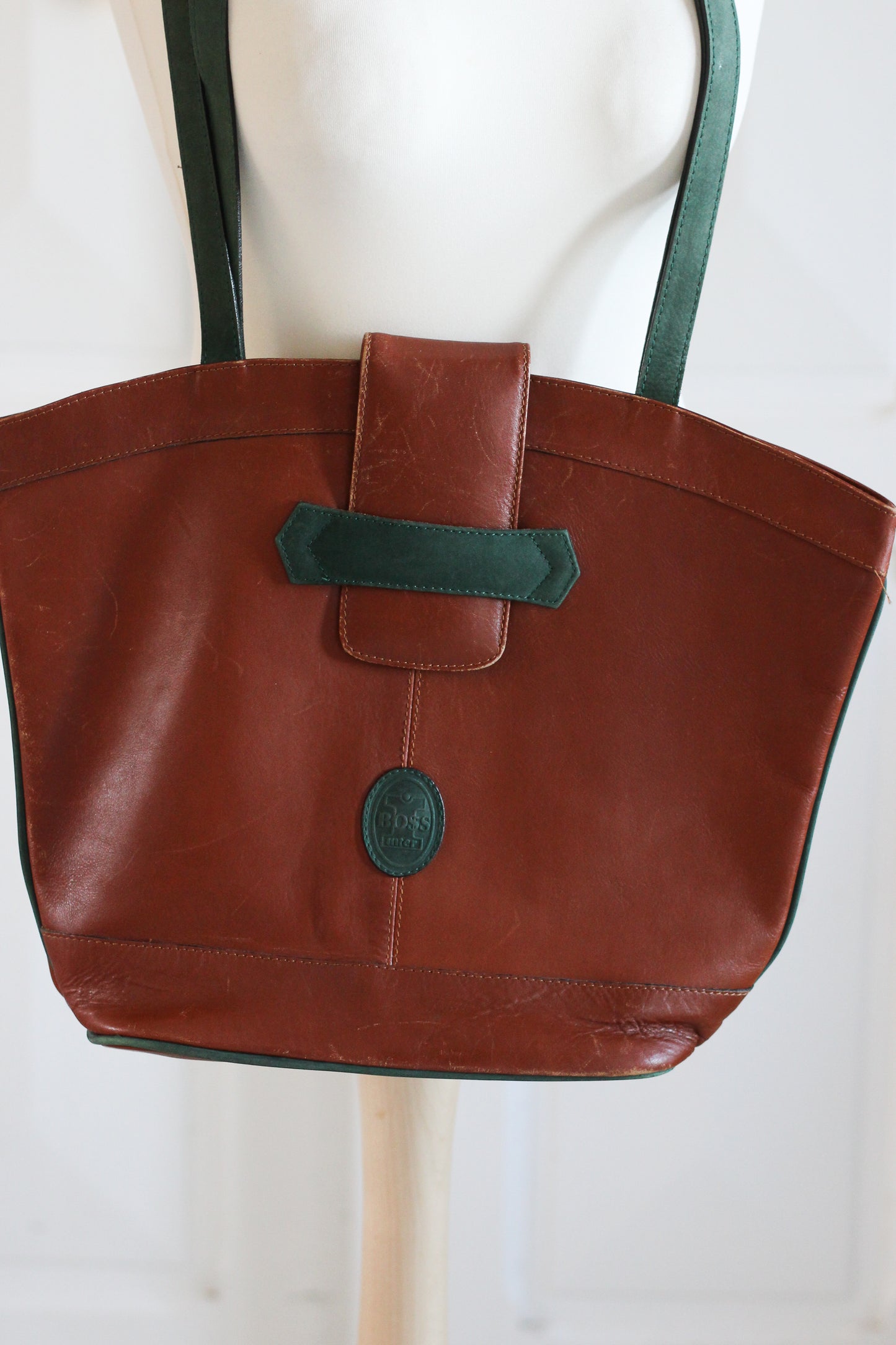 Grand sac cabas vintage Boss inter