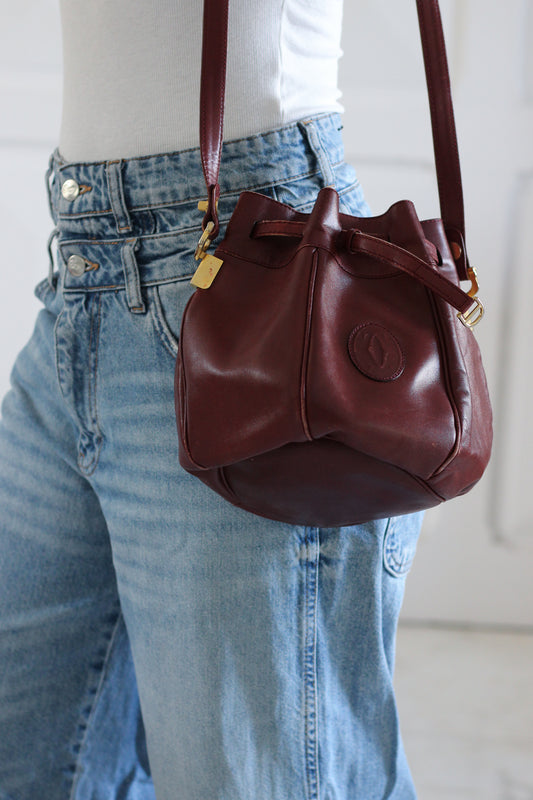 Cartier sac sceau en cuir