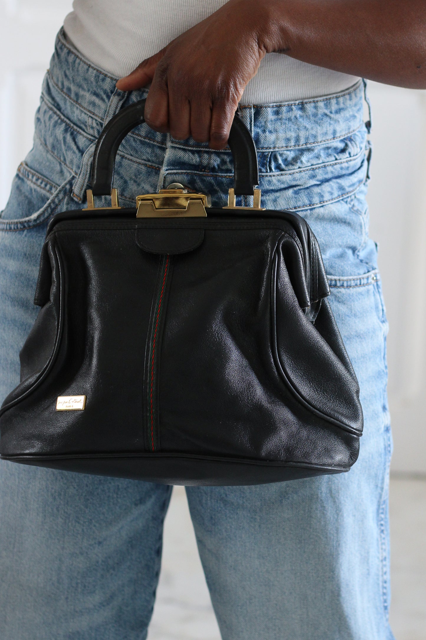Jacques Esterel  Paris sac en cuir