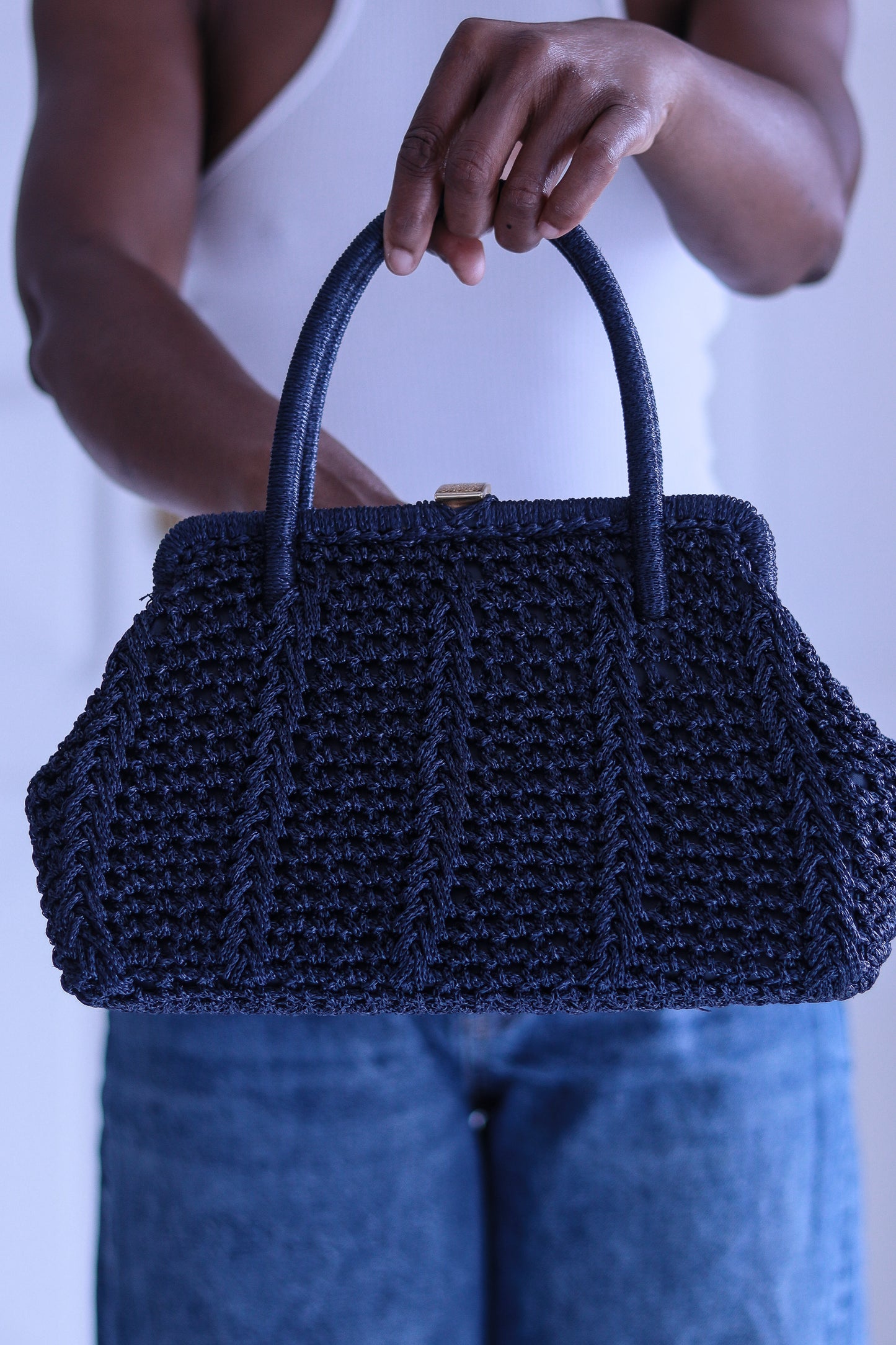 Sac à main en tricot