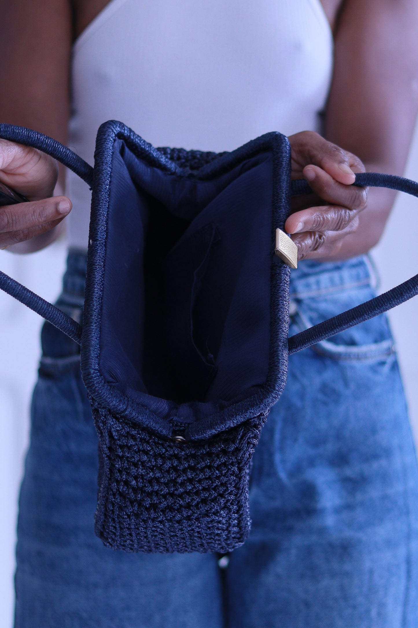 Sac à main en tricot