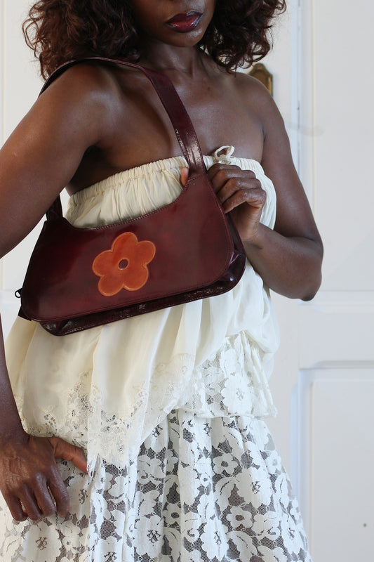 Sac baguette artisanal en cuir