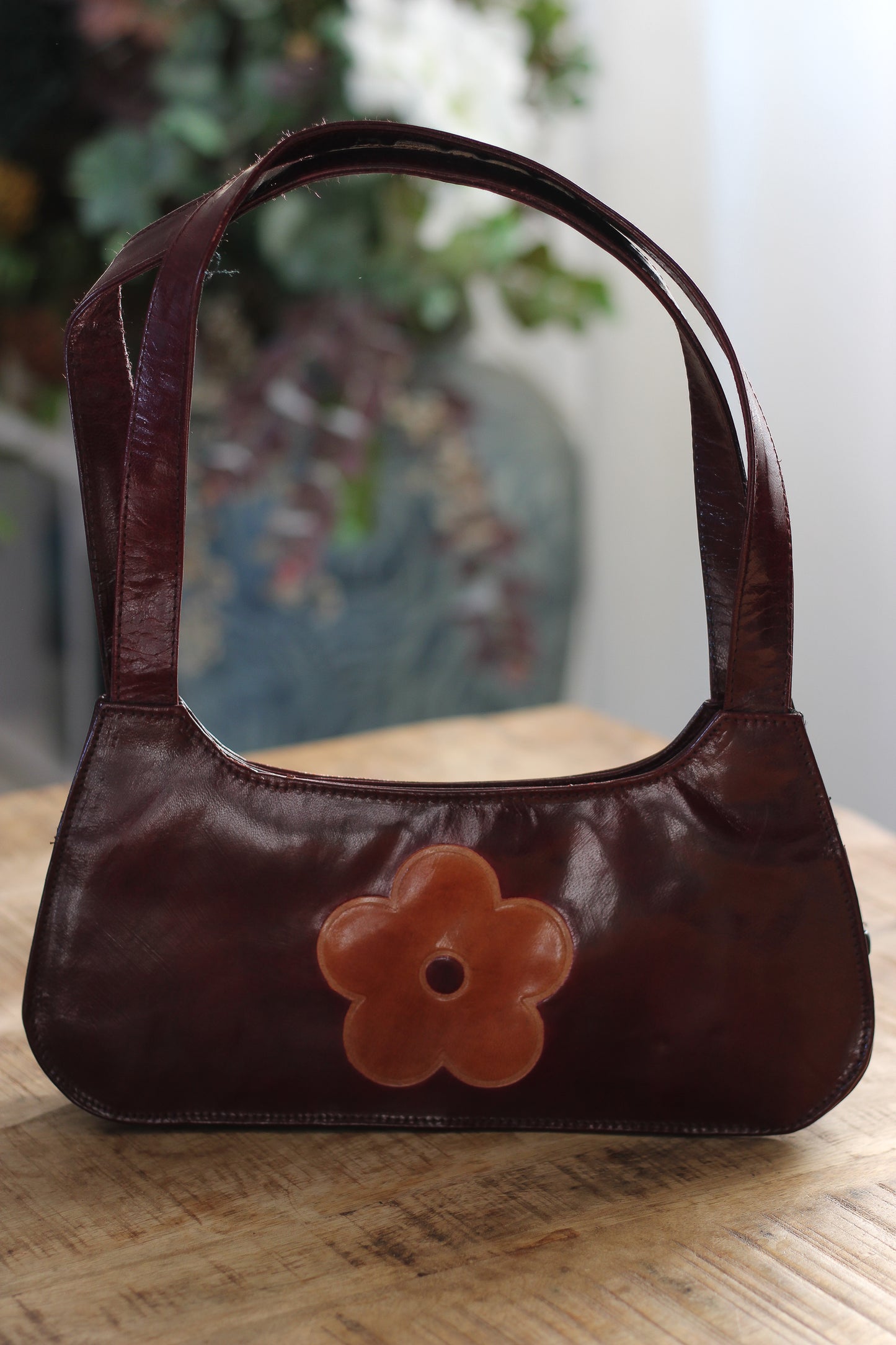 Sac baguette artisanal en cuir