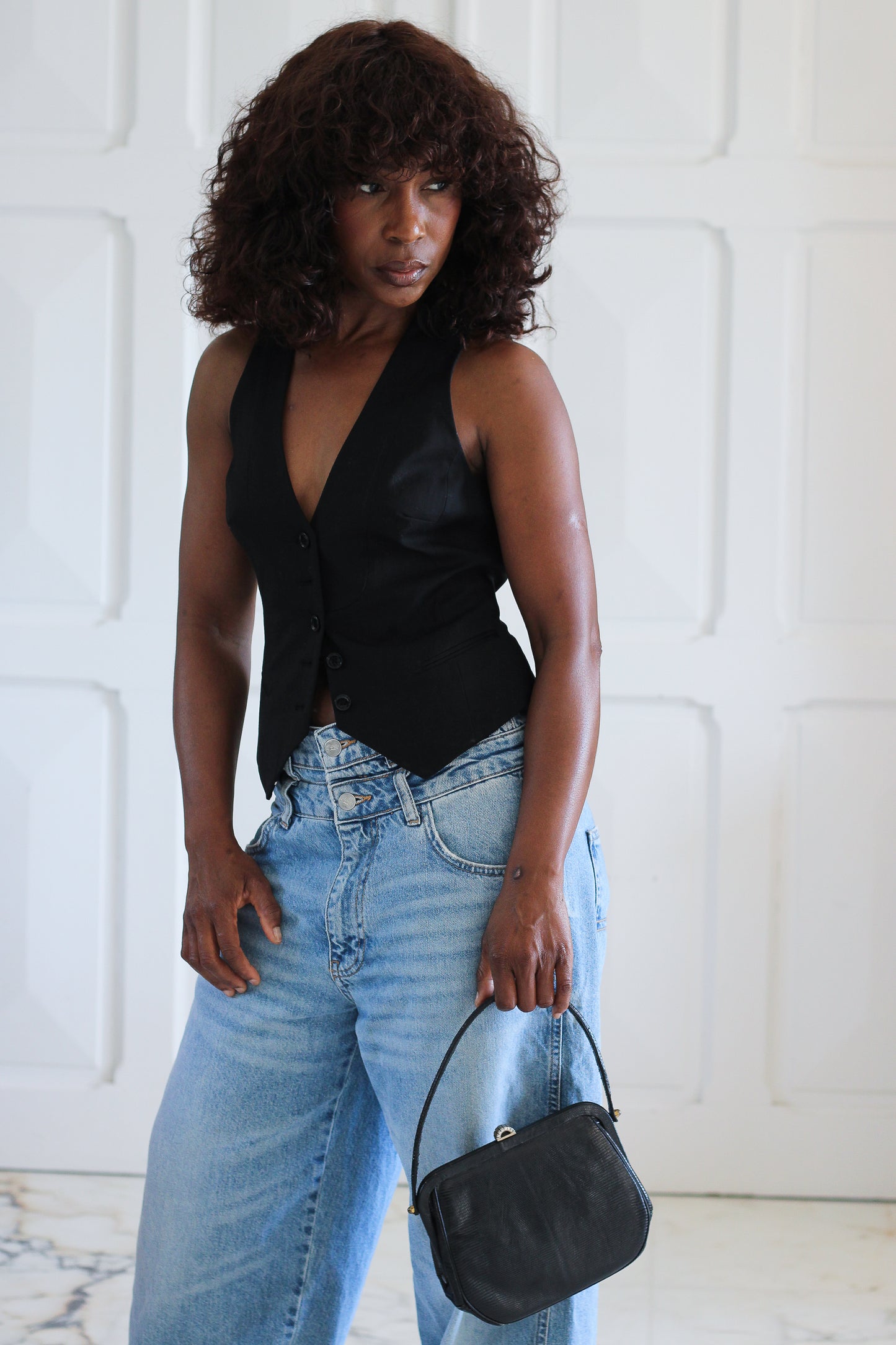 Sac à main vintage en cuir