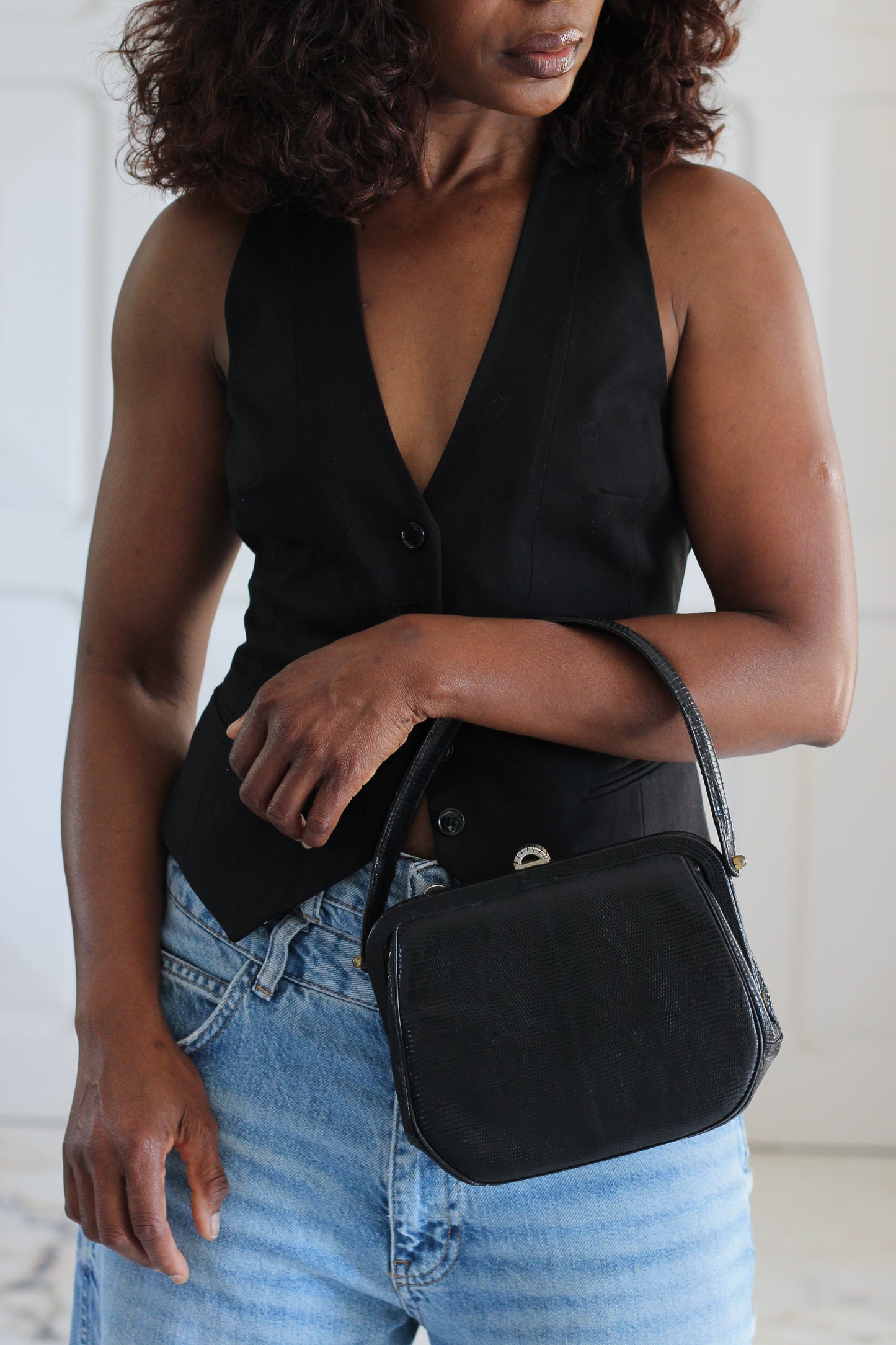 Sac à main vintage en cuir