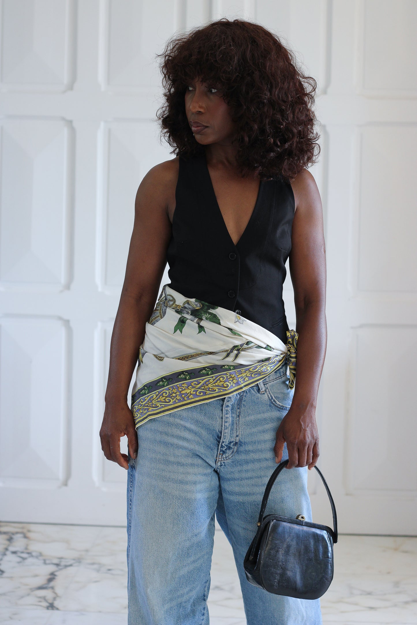 Sac à main vintage en cuir