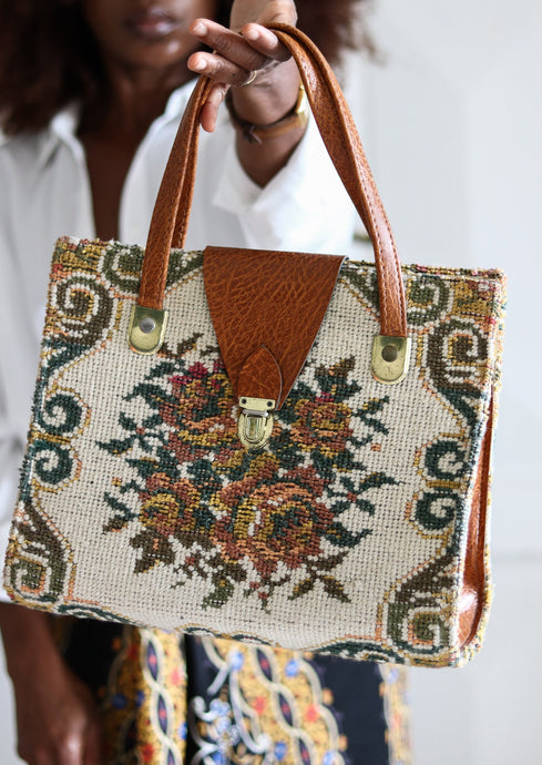 Sac tapisserie vintage