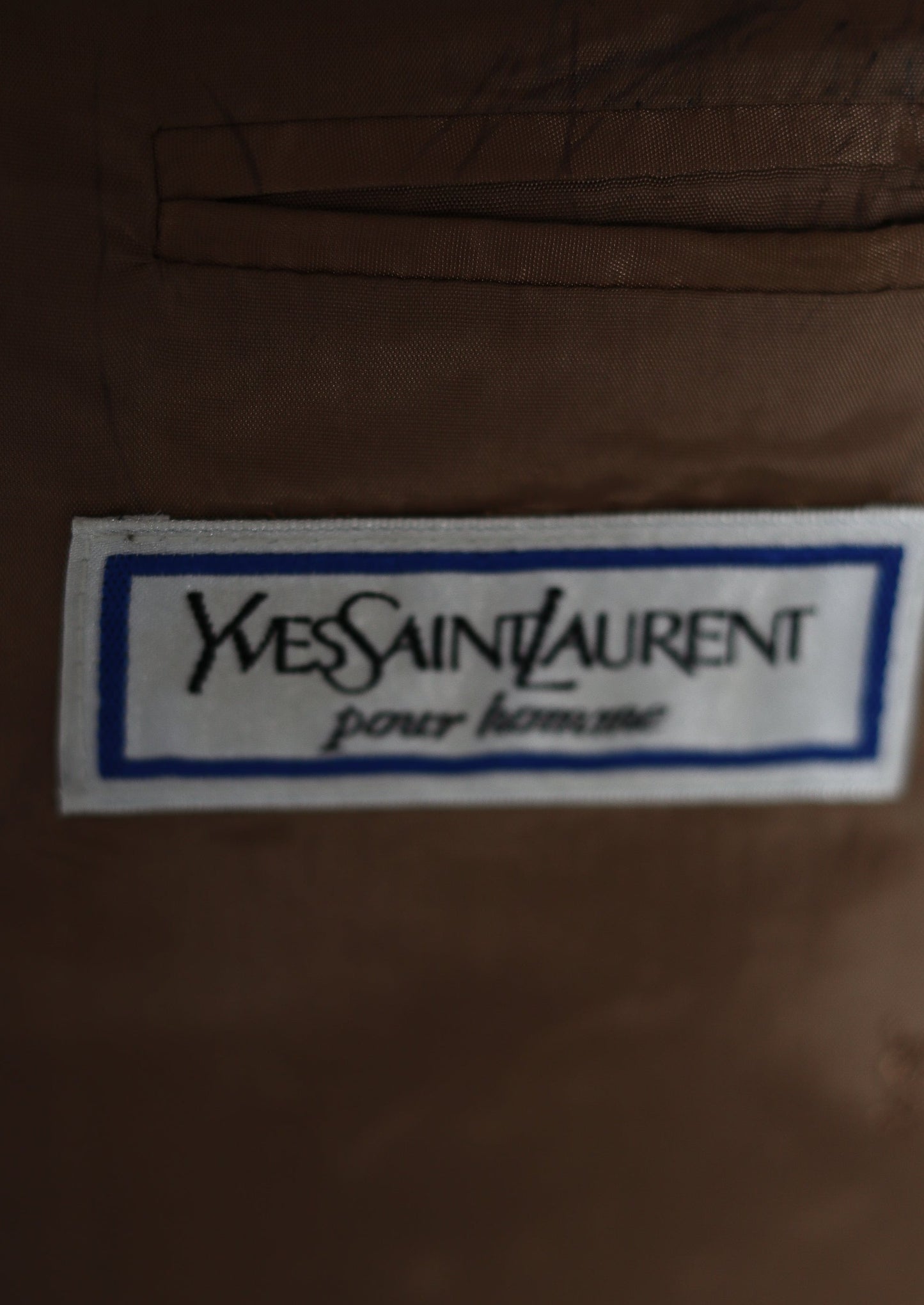 Yves Saint Laurent costume 1980