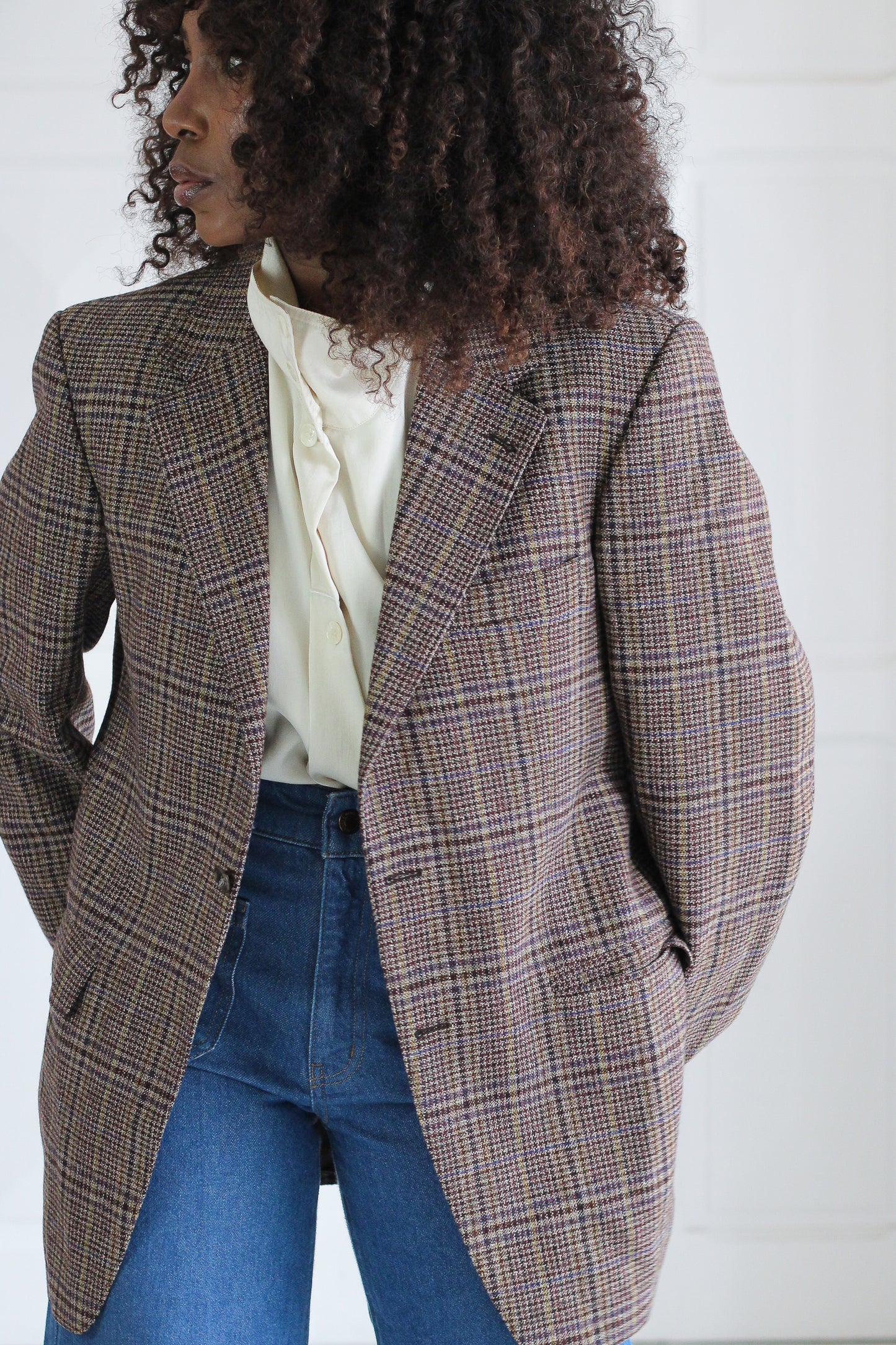Oxford tailleur pantalon en laine