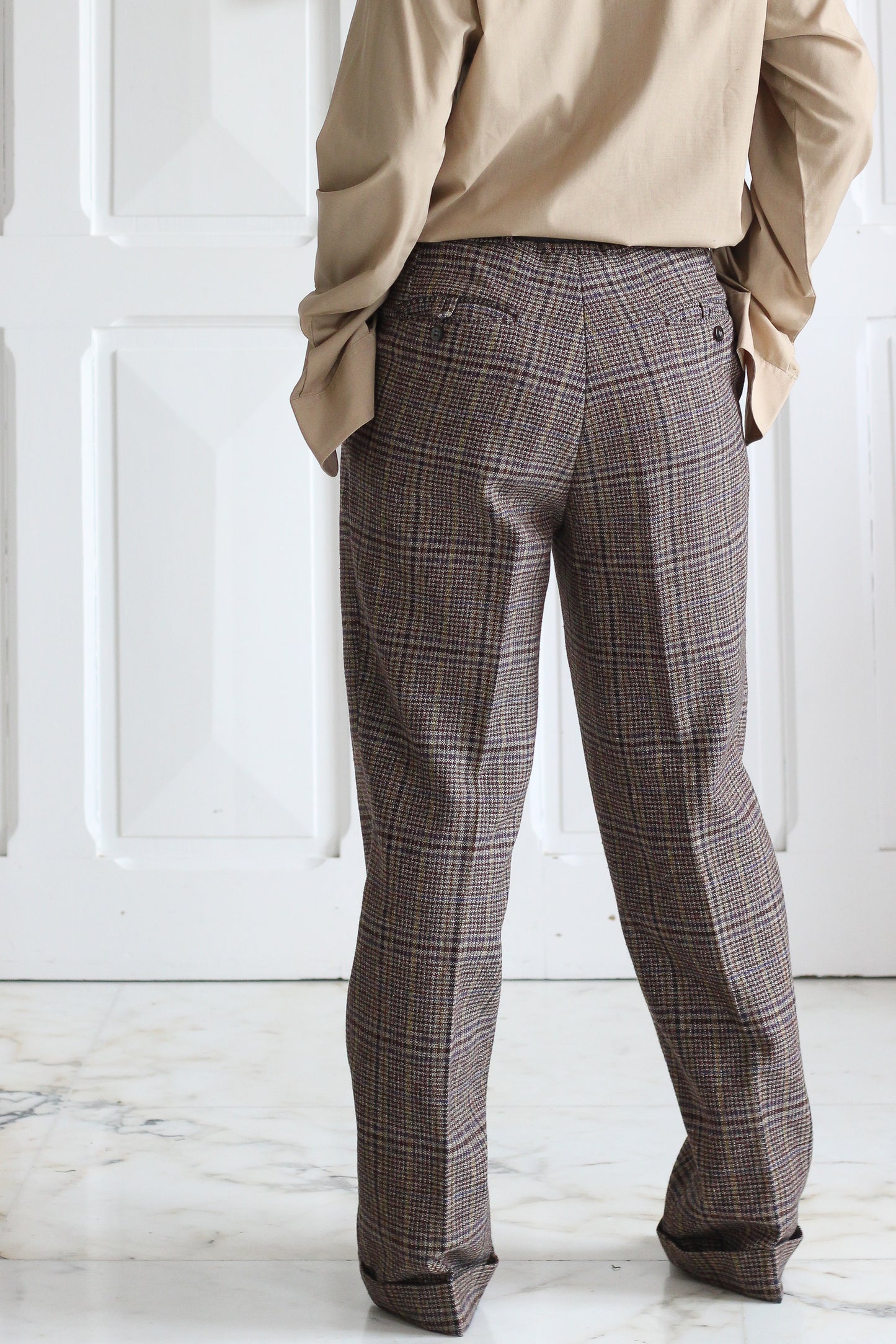 Oxford tailleur pantalon en laine